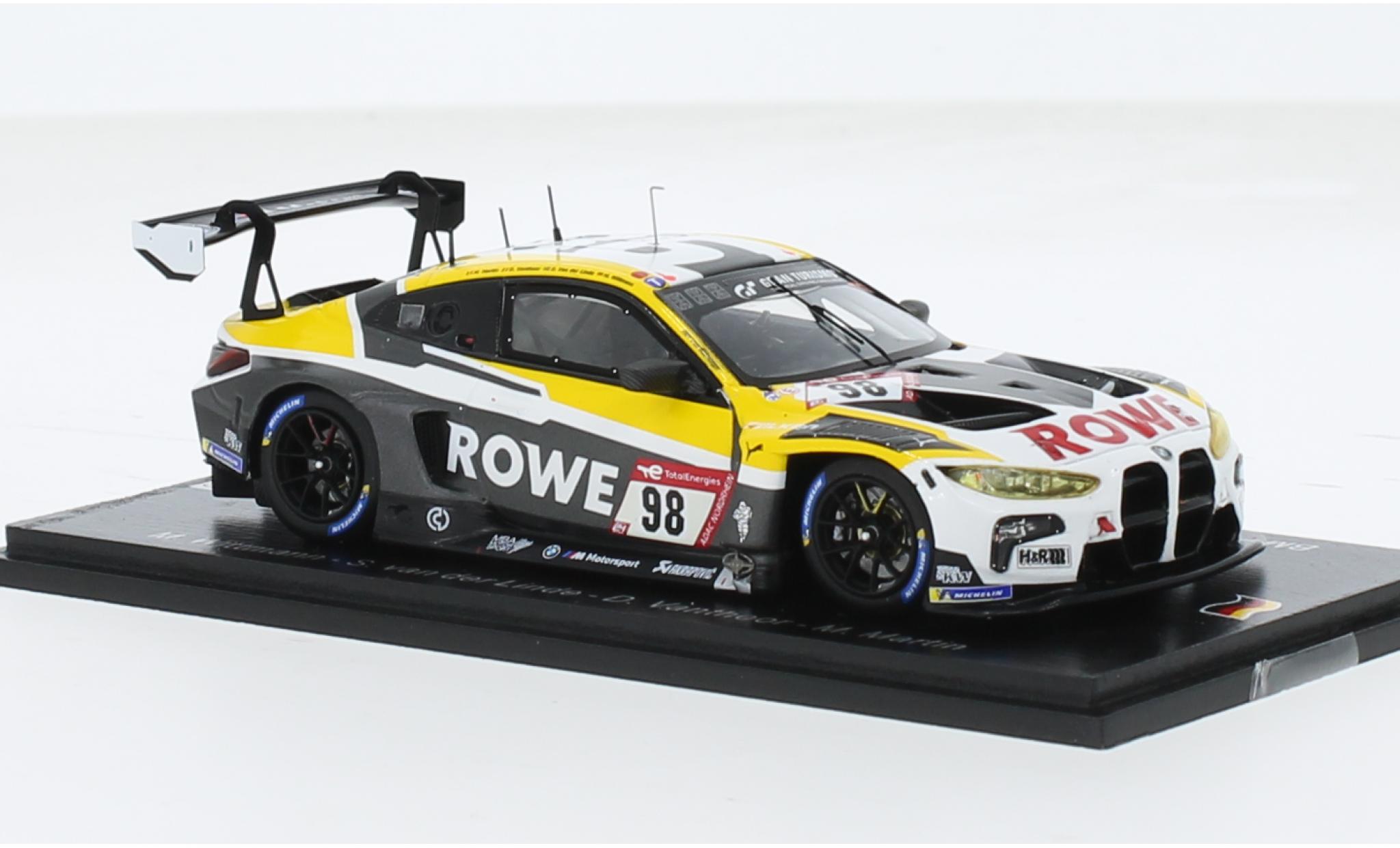 Bmw M4 1/43 Spark GT3 No.98 ROWE Racing 24h N&uuml;rburgring 2023 1:43 modelauto