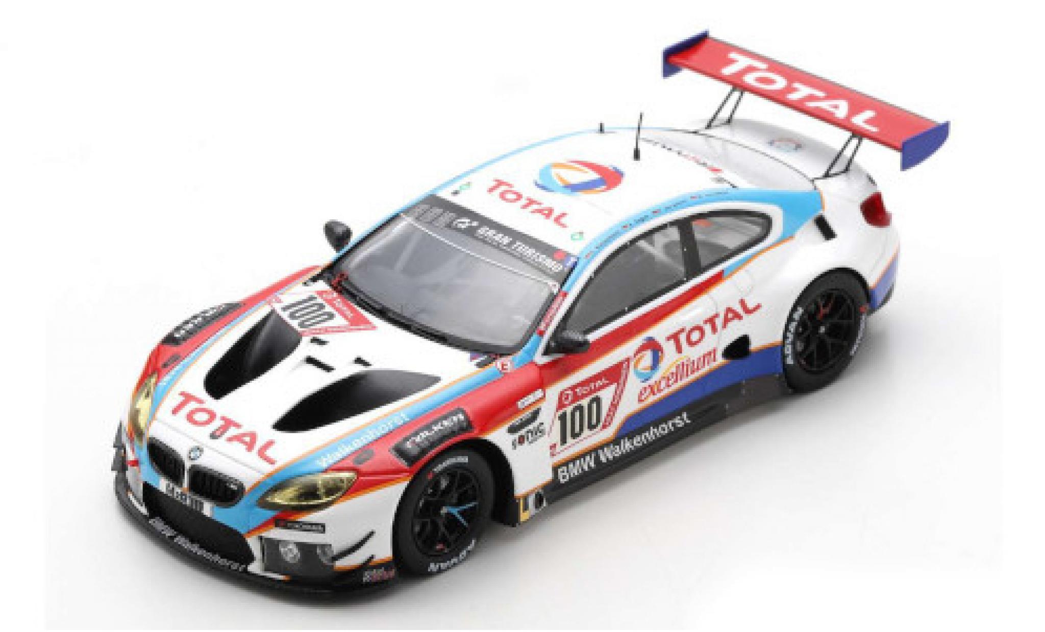 Bmw M6 1/43 Spark GT3 No.100 Walkenhorst Motorsport Total 24h N&uuml;rburgring 2020 H.Walkenhorst/A.Ziegler/F.von Bohlen/M.von Bohlen modelauto