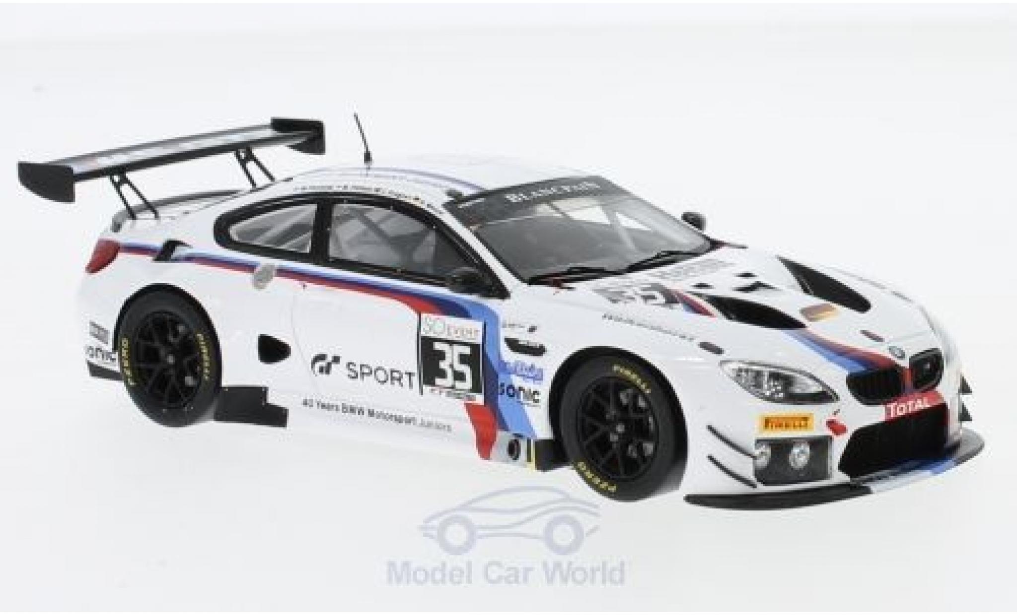 Bmw M6 1/43 Spark GT3 No.35 Walkenhorst Motorsport 24h Spa 2017 M.Palttala/C.Krognes/N.Menzel/M.Henkola modelauto