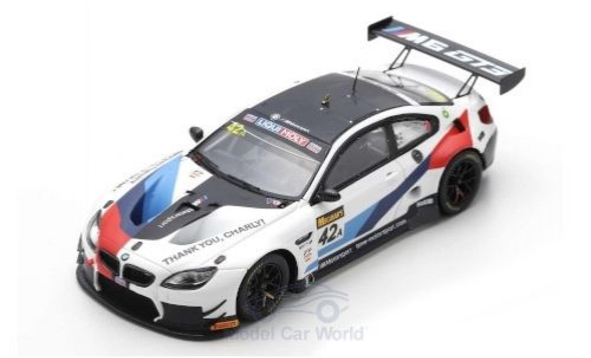Bmw M6 1/43 Spark GT3 No.42 Team Schnitzer 12h Bathurst 2019 A.Farfus/C.Mostert/M.Tomczyk modelauto
