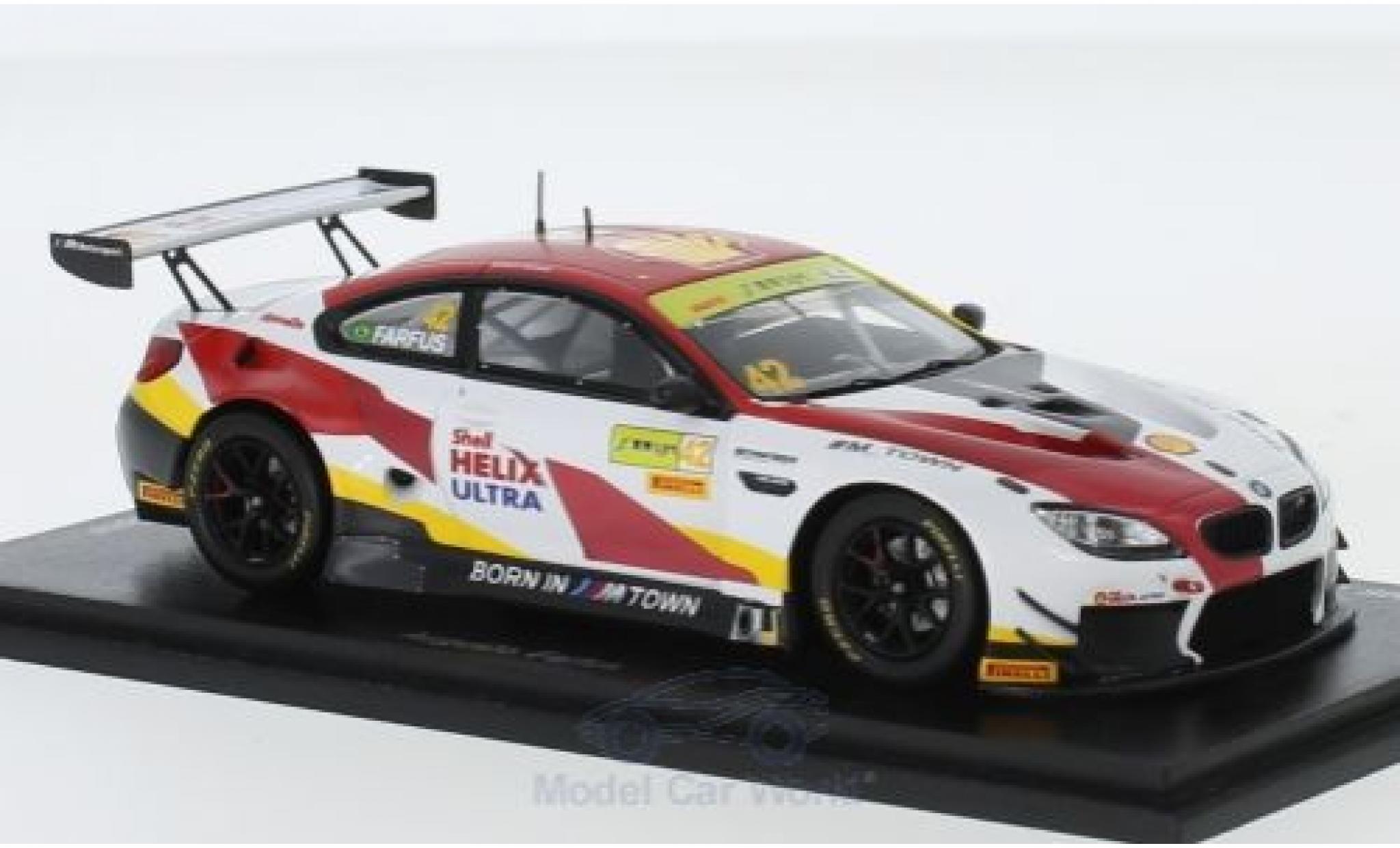 Bmw M6 1/43 Spark GT3 No.42 Team Schnitzer S Fia GT World Cup Macau 2018 A.Farfus modelauto