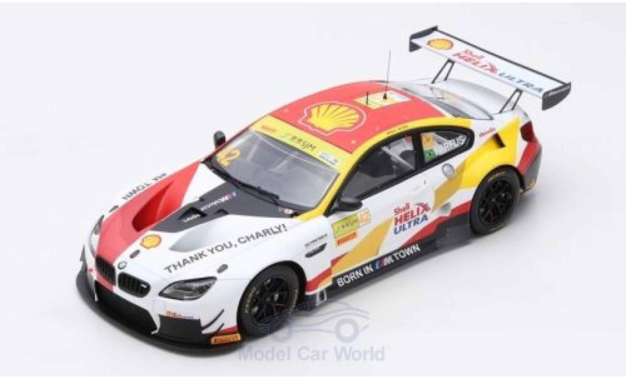 Bmw M6 1/18 Spark GT3 No.42 Team Schnitzer S Helix Fia GT World Cup Macau 2018 A.Farfus modelauto