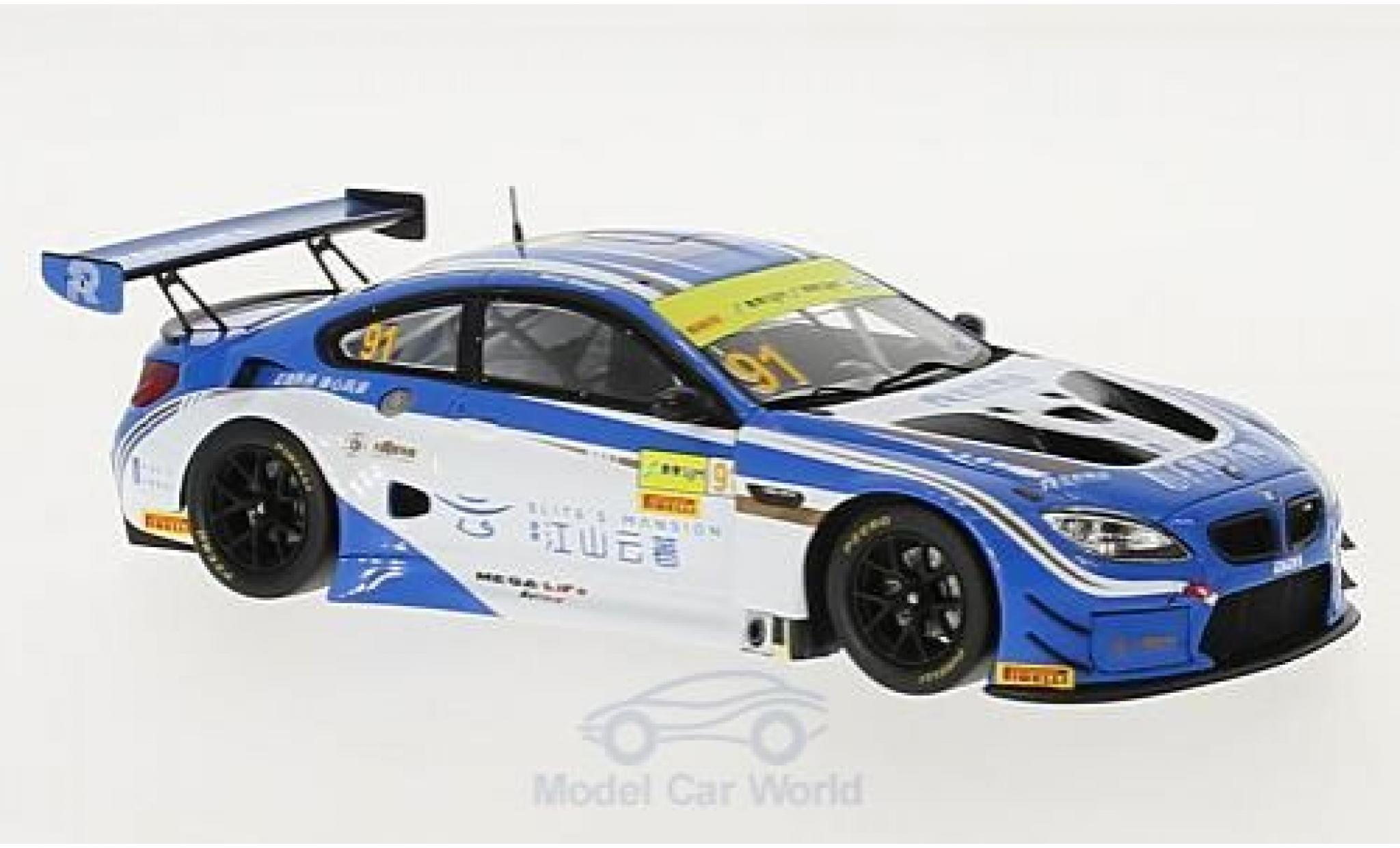 Bmw M6 1/43 Spark GT3 No.91 FIST Team AAI Fia GT World Cup Macau 2017 M.Wittmann modelauto