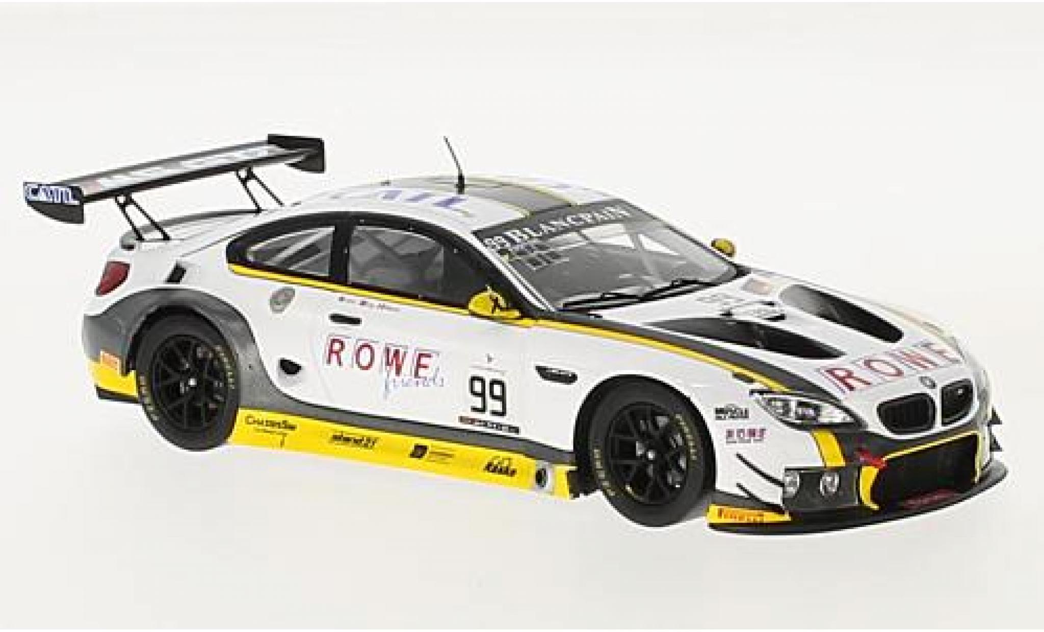 Bmw M6 1/43 Spark GT3 No.99 Rowe Racing 24h Spa 2016 A.Sims/P.Eng/M.Martin modelauto