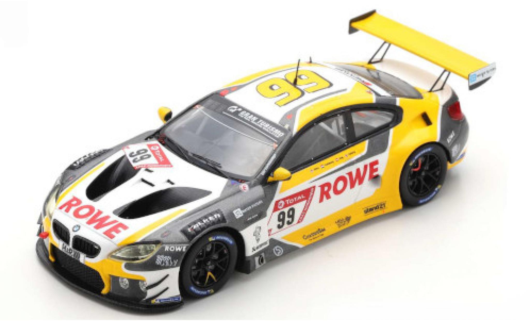 Bmw M6 1/43 Spark GT3 No.99 Rowe Racing ROWE 24h N&uuml;rburgring 2020 A.Sims/N.Catsburg/N.Yelloly modelauto