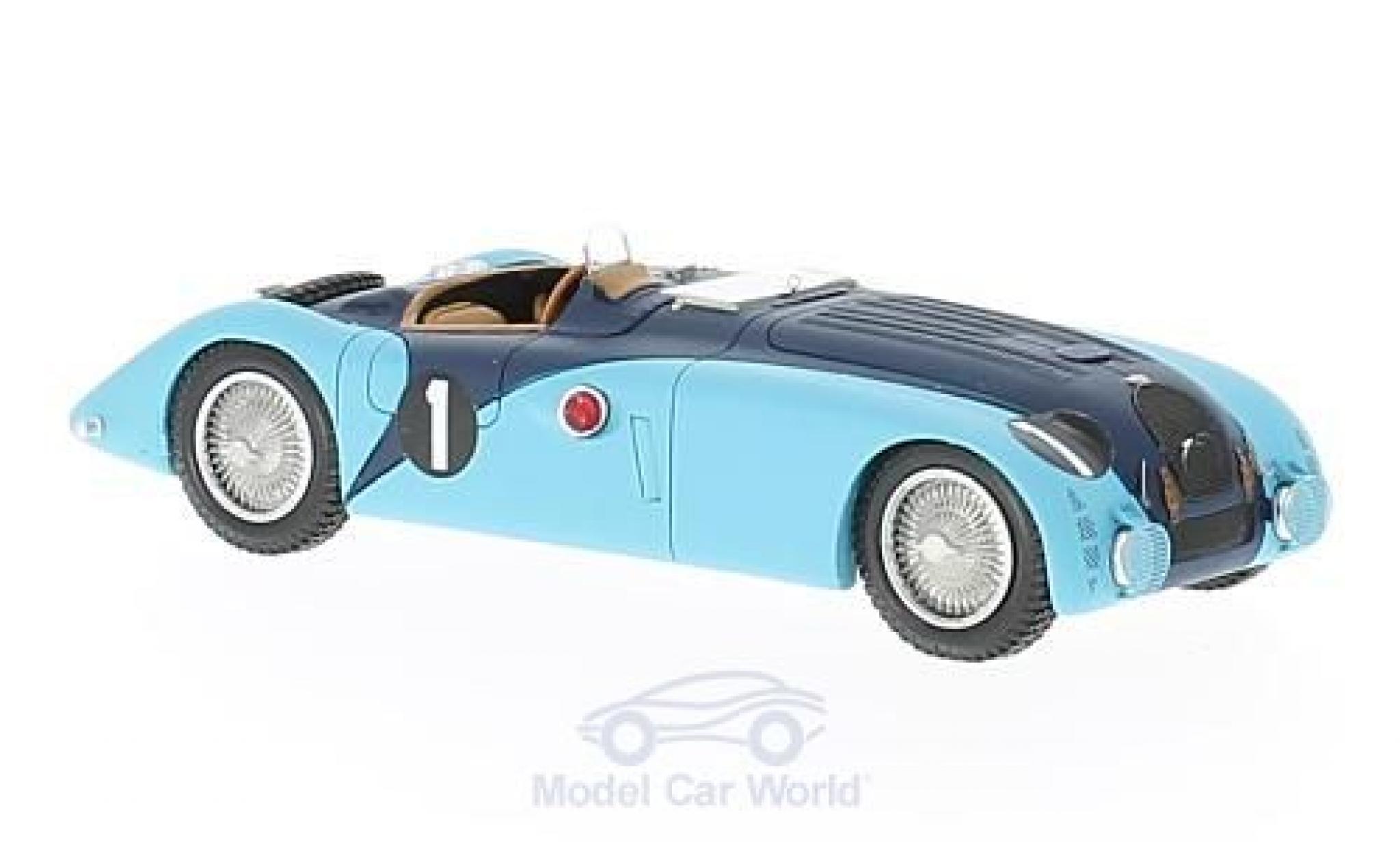Bugatti 57 S 1/43 Spark G RHD No.1 24h Le Mans 1937 R.Labric/P.Veyron modelauto