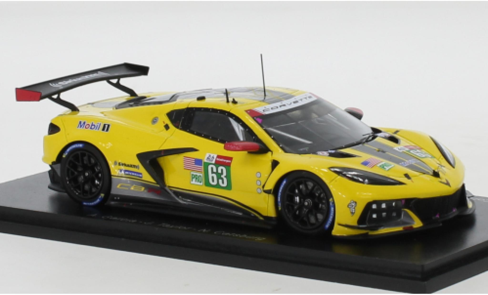 Chevrolet Corvette 1/43 Spark C8.R No.63 Racing 24h Le Mans 2021 A.Garcia/J.Taylor/N.Catsburg modelauto