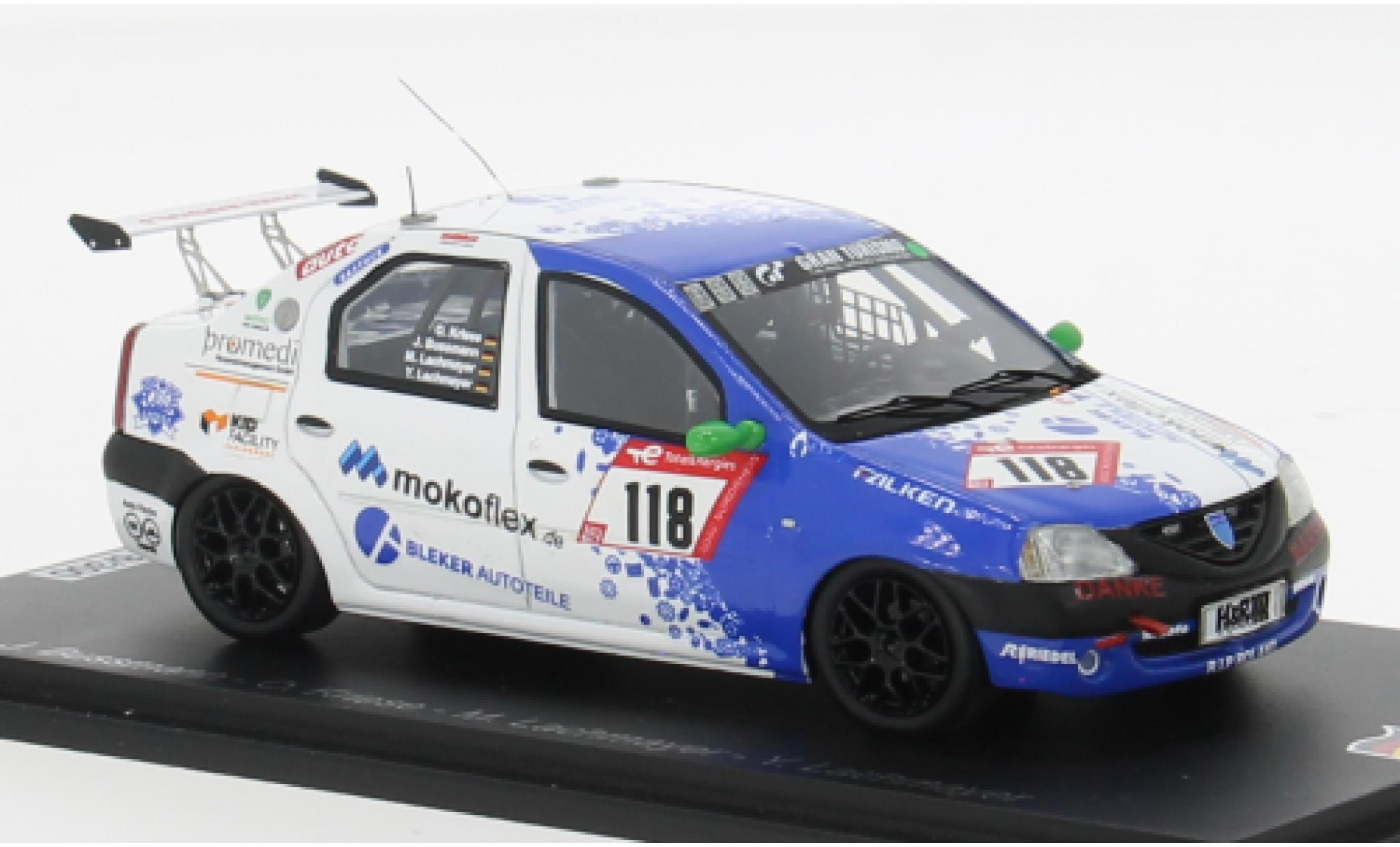 Dacia Logan 1/43 Spark No.118 Team SwiftWing.de 24h N&uuml;rburgring 2022 1:43 modelauto
