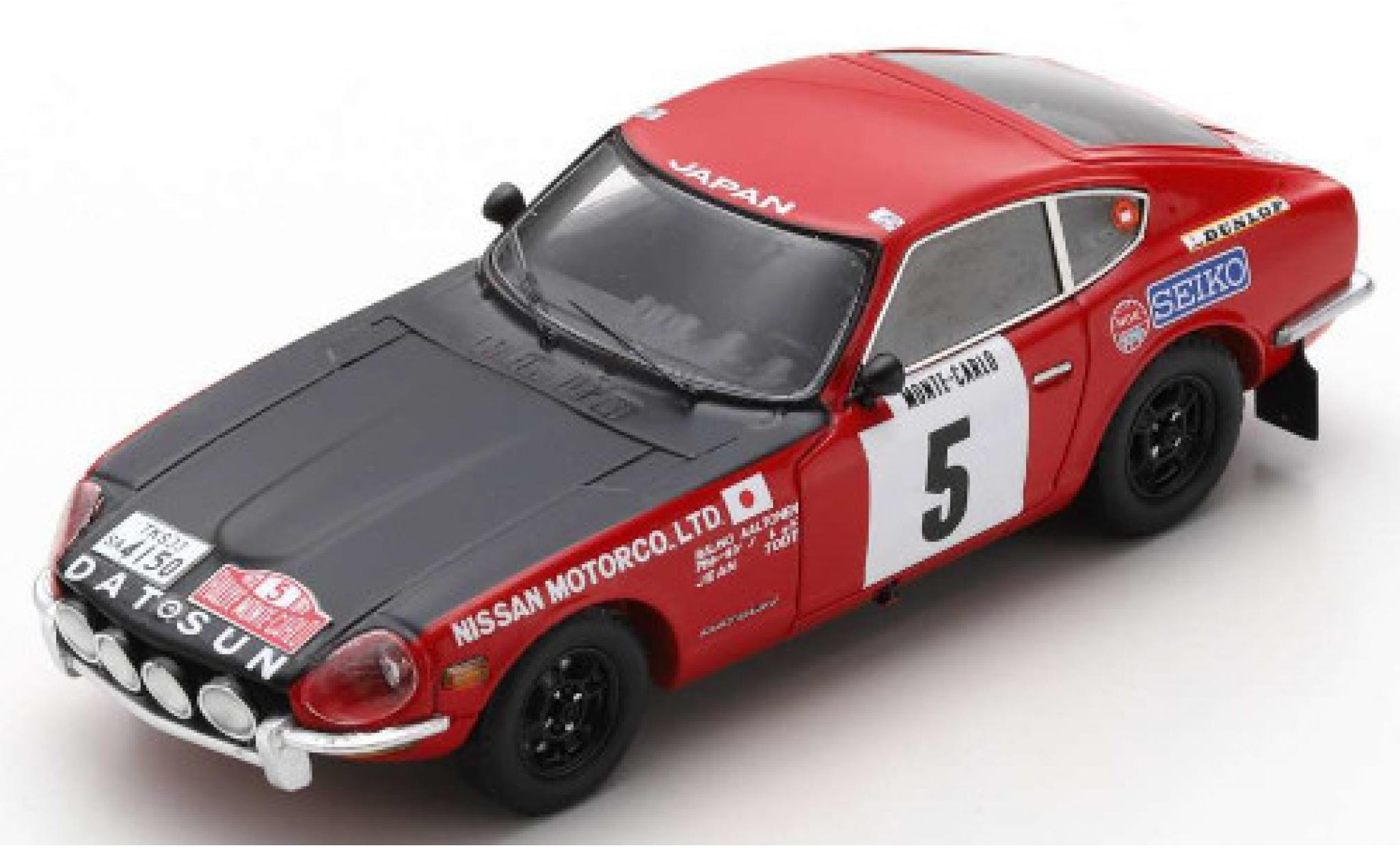 Datsun 240Z 1/43 Spark No.5 Rallye Monte Carlo 1972 R.Aaltonen/J.Todt modelauto