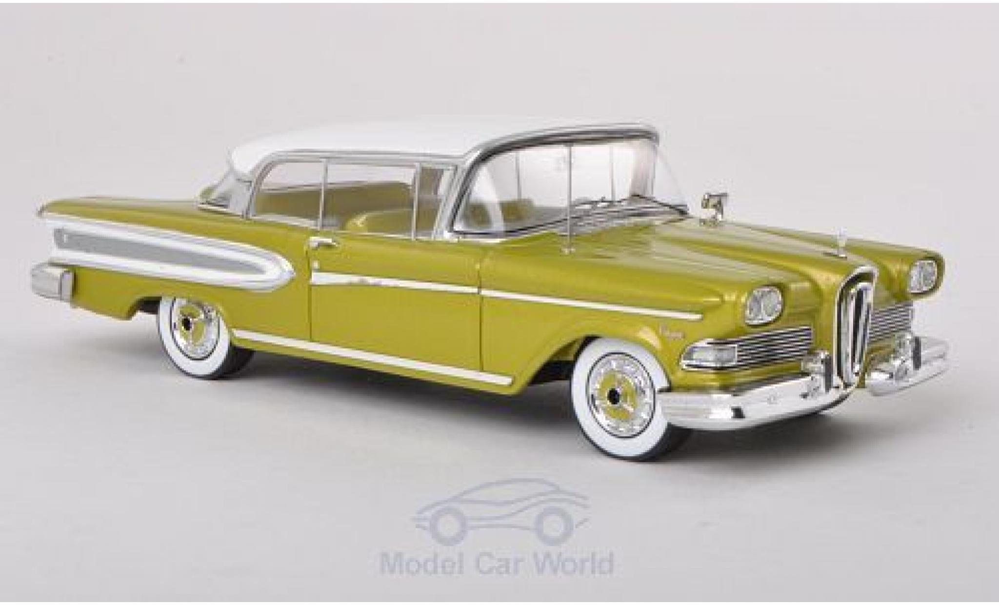 Edsel Citation 1/43 Spark 2-Door Hardtop Coupe metallic groen/wit 1958 modelauto