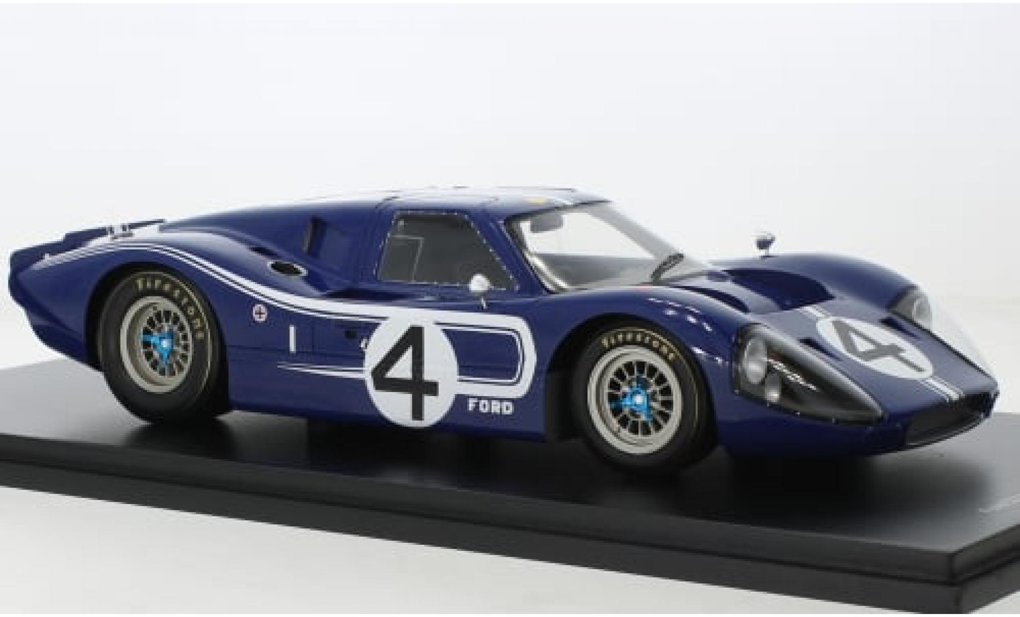 Ford GT40 1/18 Spark Mk IV RHD No.4 24h Le Mans 1967 1:18 modelauto