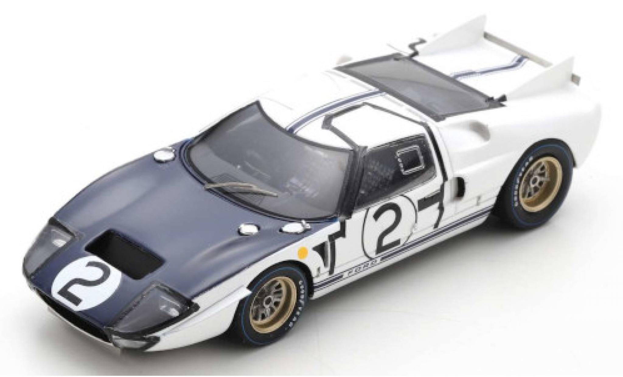 Ford GT40 1/43 Spark MKII RHD No.2 24h Le Mans 1965 P.Hill/C.Amon modelauto