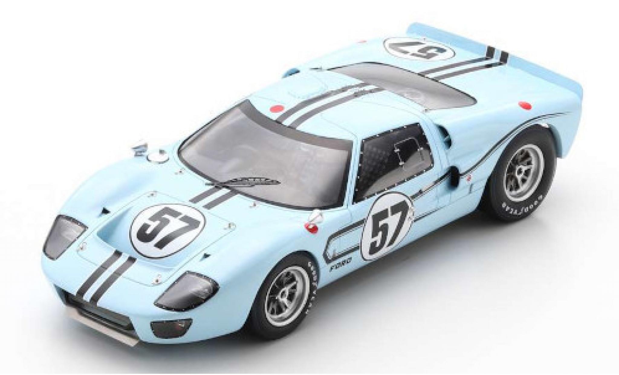 Ford GT40 1/18 Spark MkIIB RHD No.57 Shelby-American Inc. 24h Le Mans 1967 R.Bucknum/P.Hawkins modelauto