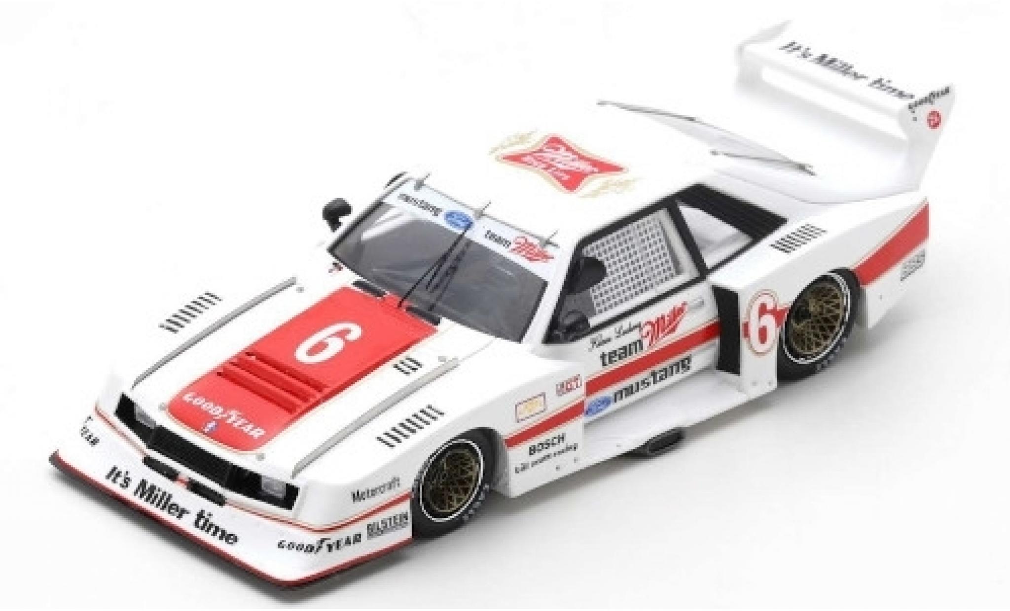 Ford Mustang 1/43 Spark Zakspeed No.6 Miller Brainerd 1981 K.Ludwig modelauto