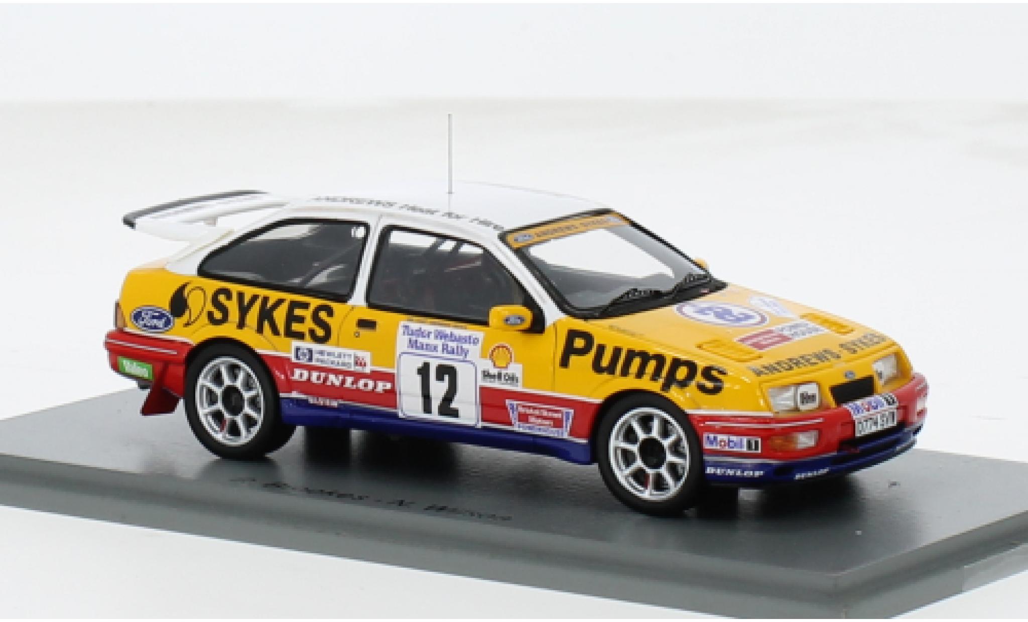 Ford Sierra 1/43 Spark RS Cosworth No.12 Rallye Manx 1989 1:43 modelauto