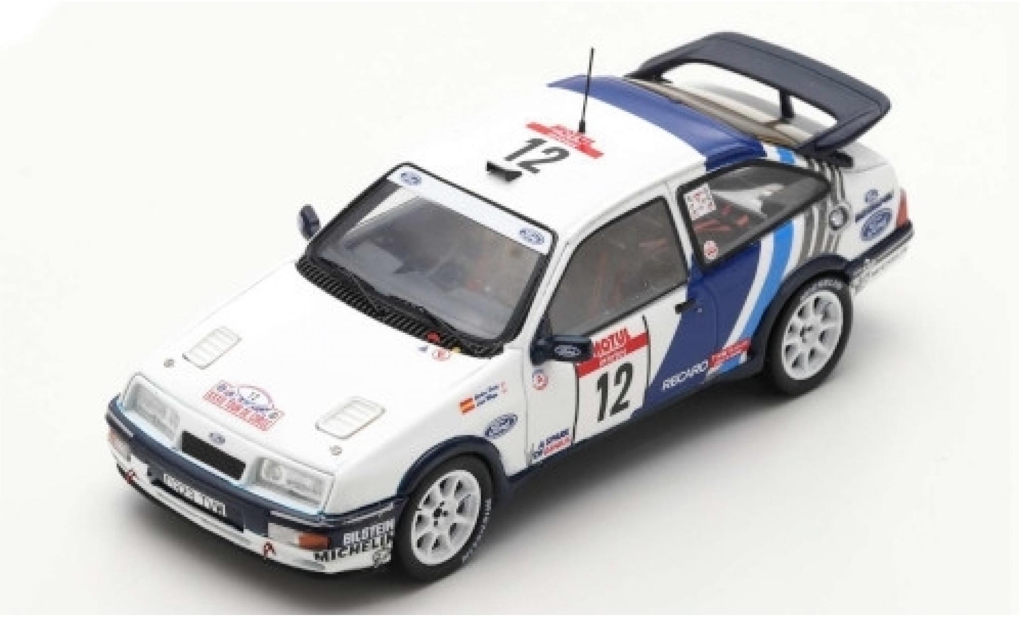 Ford Sierra 1/43 Spark RS Cosworth No.12 Rallye WM Tour de Corse 1988 C.Sainz/L.Moya modelauto