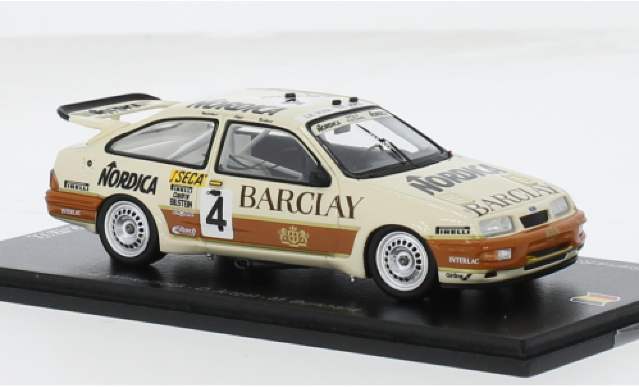 Ford Sierra 1/43 Spark RS Cosworth No.4 Wolf Racing Barclay 24h Spa 1987 1:43 modelauto