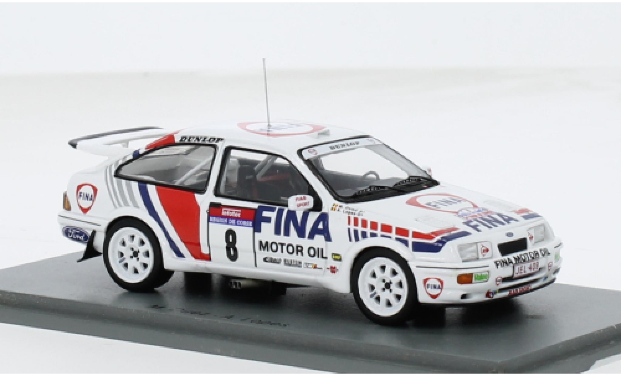 Ford Sierra 1/43 Spark RS Cosworth No.8 Fina Rallye WM Tour de Corse 1990 1:43 modelauto