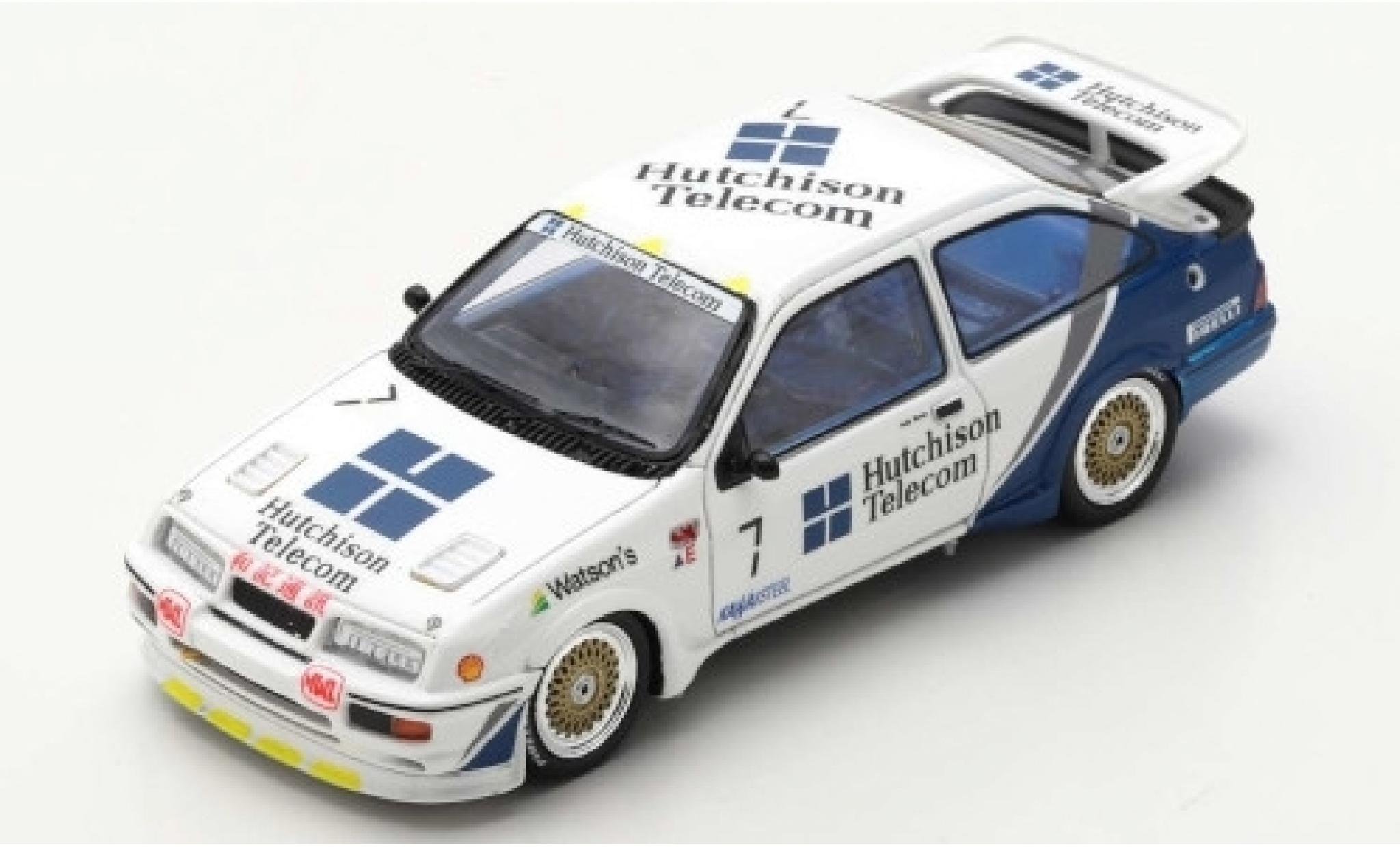 Ford Sierra 1/43 Spark RS500 Cosworth No.7 Hutchison Telecom Macau Guia Race 1989 A.Rouse modelauto