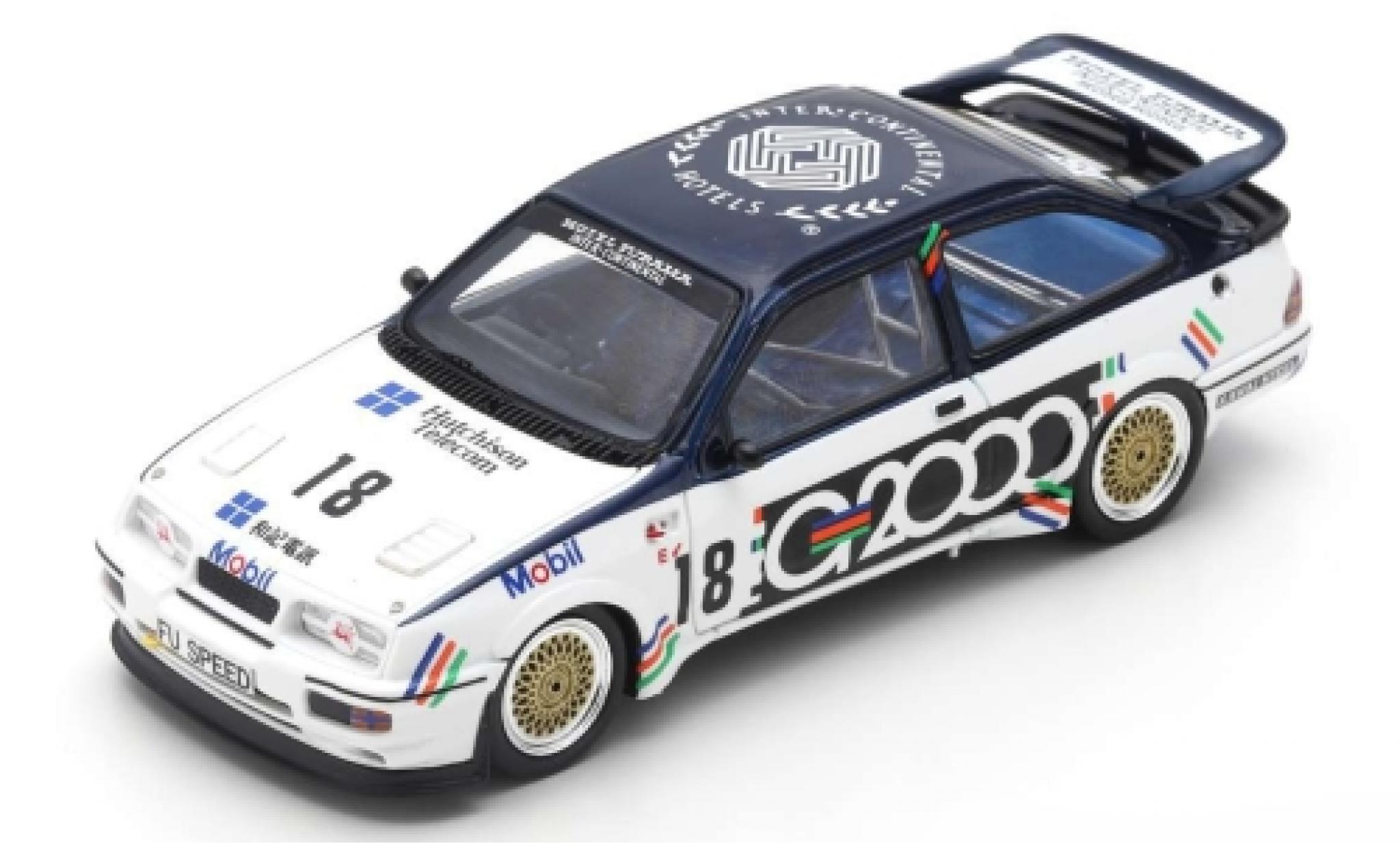 Ford Sierra 1/43 Spark RS500 Cosworth RHD No.18 G2000 Macau Guia Race 1988 A.Rouse modelauto