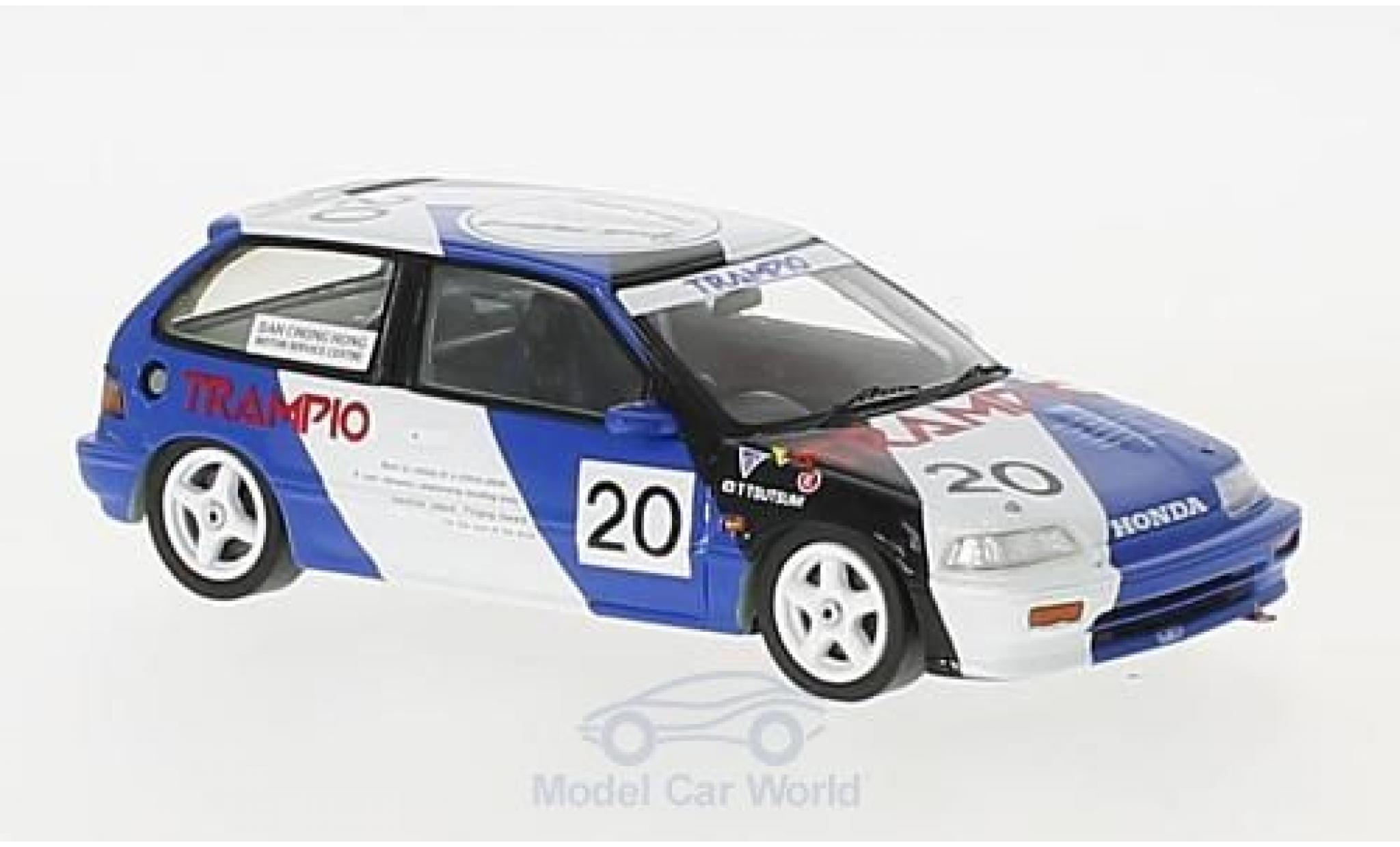 Honda Civic 1/43 Spark EF3 RHD No.20 Macau Guia Race 1990 T. Tsutsumi modelauto