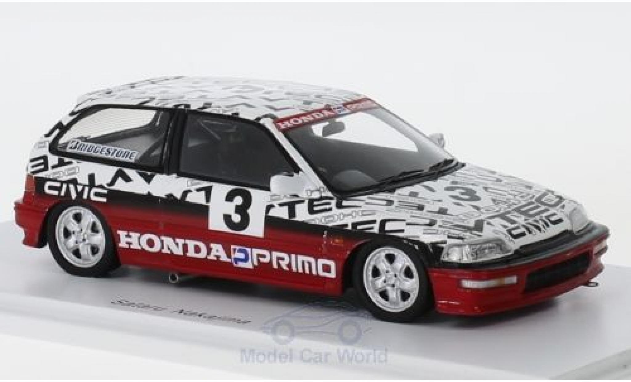 Honda Civic 1/43 Spark (EF9) Gr. N RHD No.3 Suzuka Test 1990 S.Nakajima modelauto