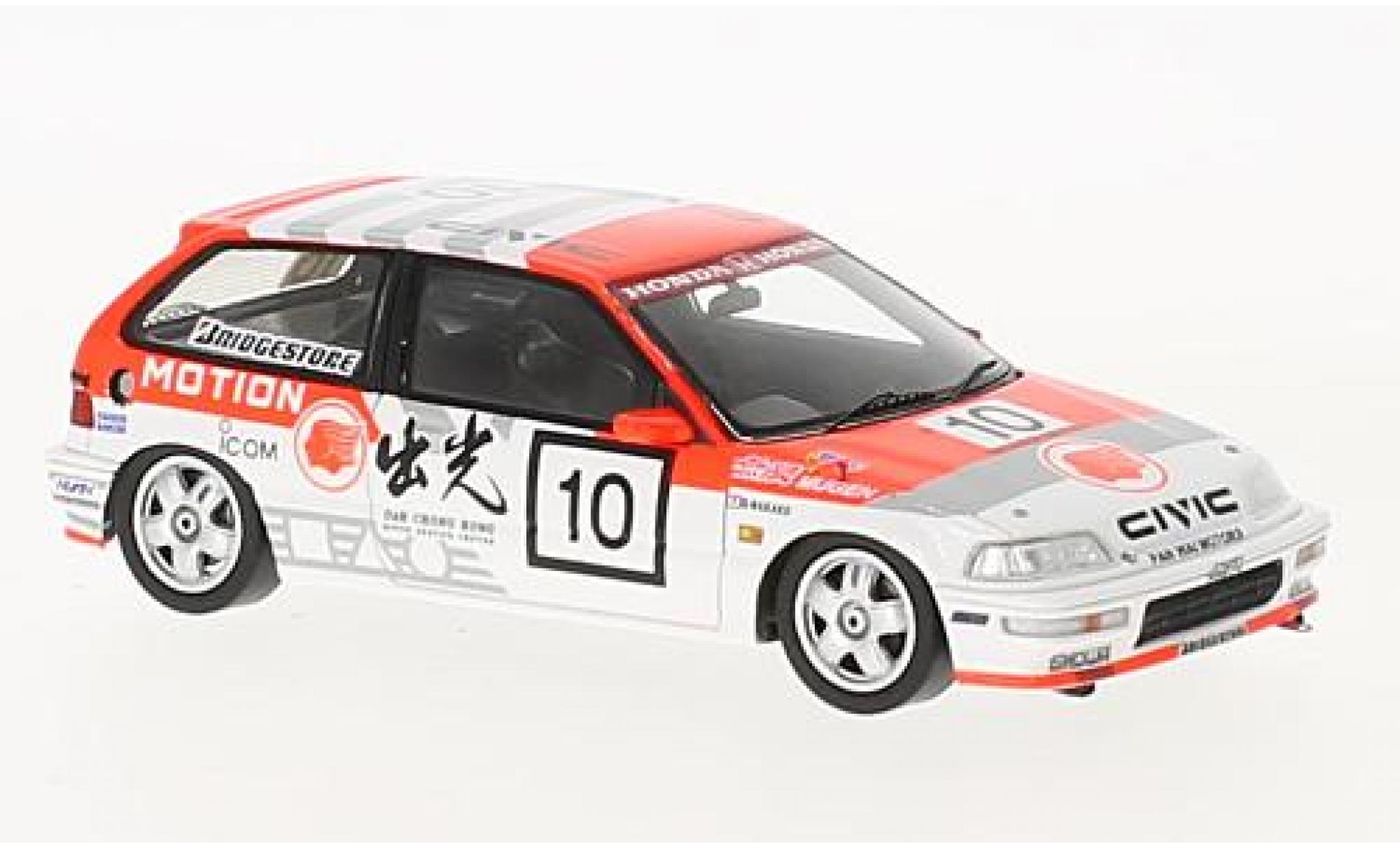 Honda Civic 1/43 Spark EF9 RHD No.10 Macau Guia Race 1990 O.Nakako modelauto