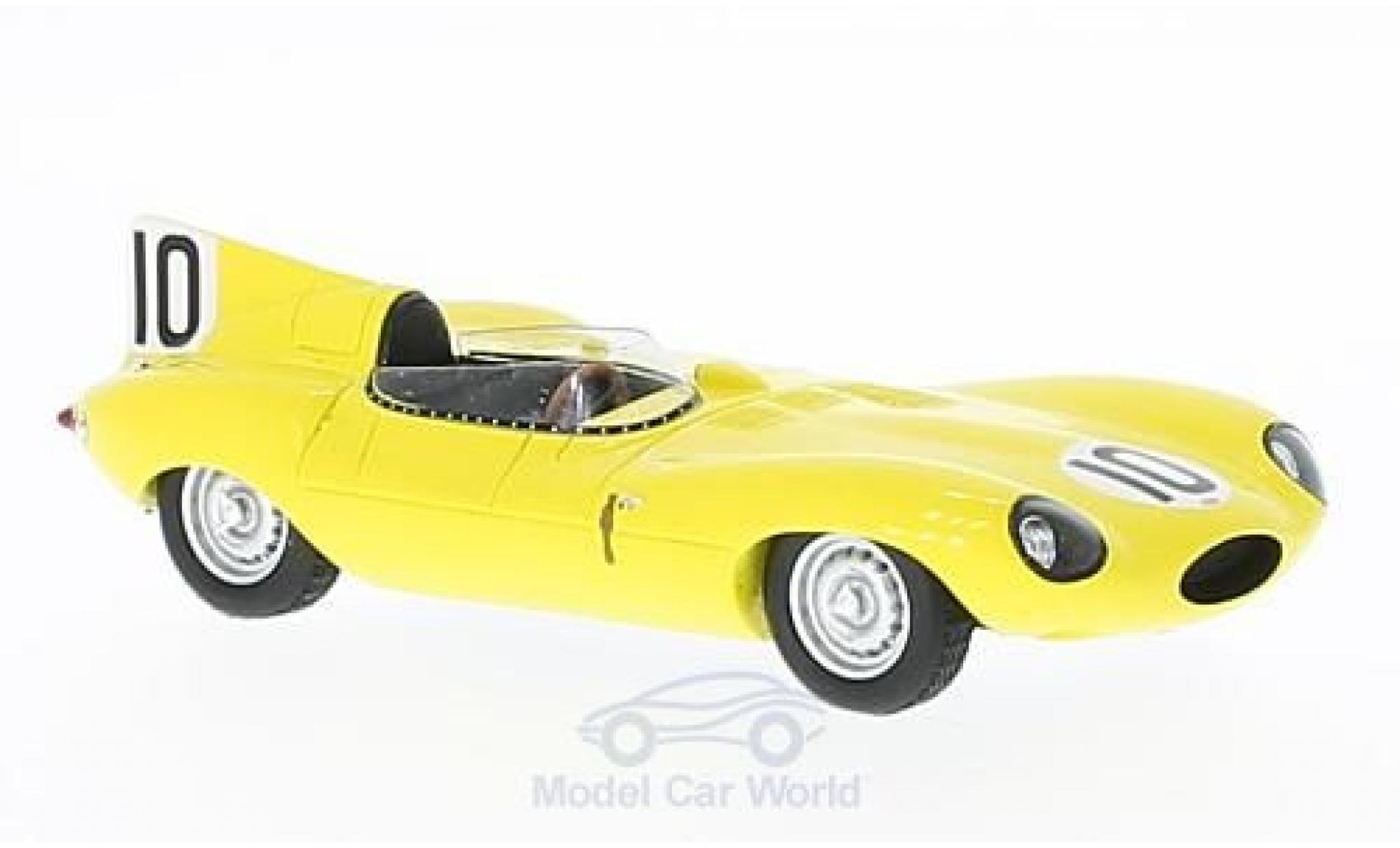 Jaguar D-Type 1/43 Spark RHD No.10 24h Le Mans 1955 J.Claes/J.Swaters modelauto