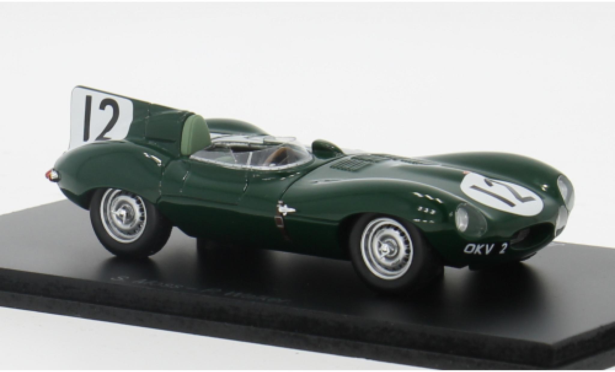 Jaguar D-Type 1/43 Spark RHD No.12 24h Le Mans 1954 1:43 modelauto