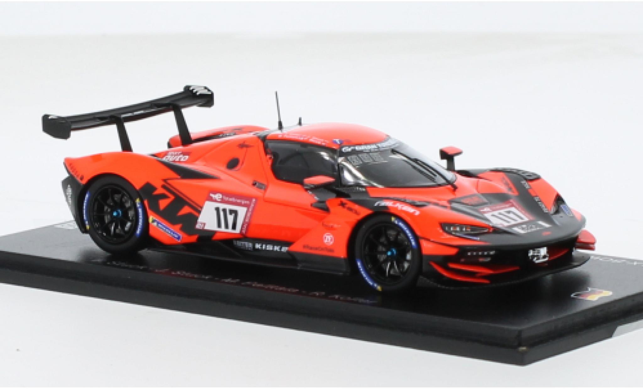 Aston Martin V8 Vantage GT2 1/43 Spark KTM X-BOW GT2 No.117 True Racing 24h N&uuml;rburgring 2022 1:43 modelauto