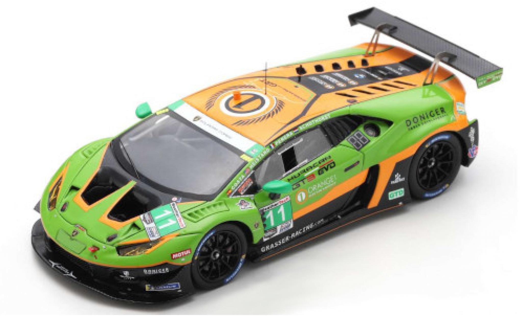 Lamborghini Huracan 1/43 Spark GT3 Evo No.11 GRT Grasser Racing Team 24h Daytona 2020 R.Heistand/P.Schothorst/F.Perera/A.Costa modelauto