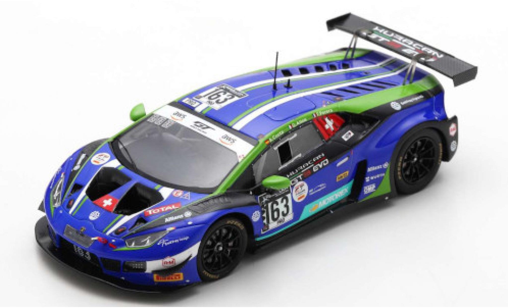 Lamborghini Huracan 1/43 Spark GT3 Evo No.163 Emil Frey Racing GT World Challenge 24h Spa 2020 A.Costa/G.Altoe/F.Perera modelauto