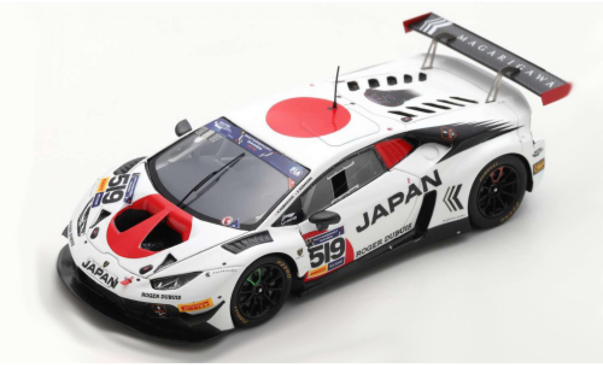 Lamborghini Huracan 1/43 Spark GT3 Evo No.519 Team Japan FIA Motorsport Games GT Cup Vallelunga 2019 H.Hamaguchi/U.Sasahara modelauto