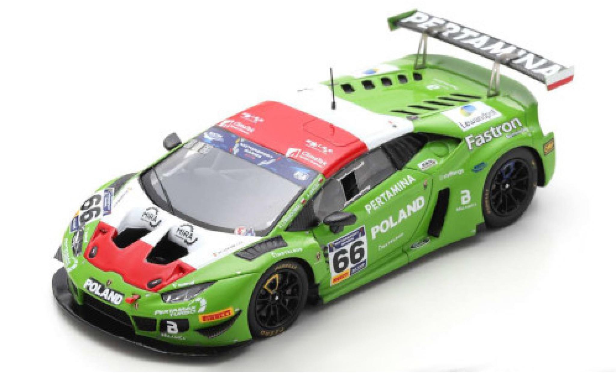 Lamborghini Huracan 1/43 Spark GT3 Evo No.66 Team Poland FIA Motorsport Games GT Cup Vallelunga 2019 A.Lewandowski/A.Janosz modelauto