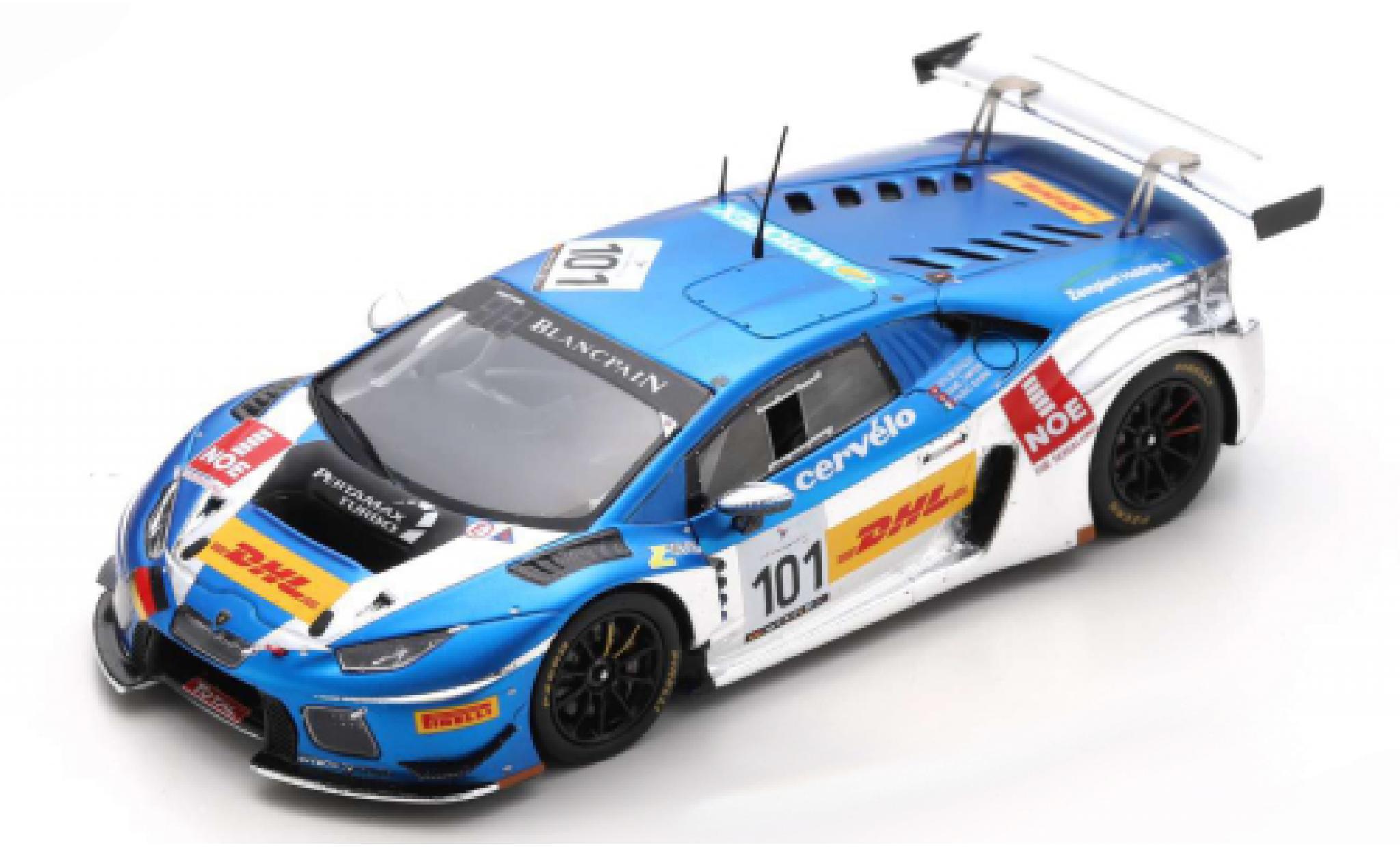 Lamborghini Huracan 1/43 Spark GT3 No.101 Attempto Racing 24h Spa 2016 F.Babini/P.Niederhauser/D.Zampieri modelauto
