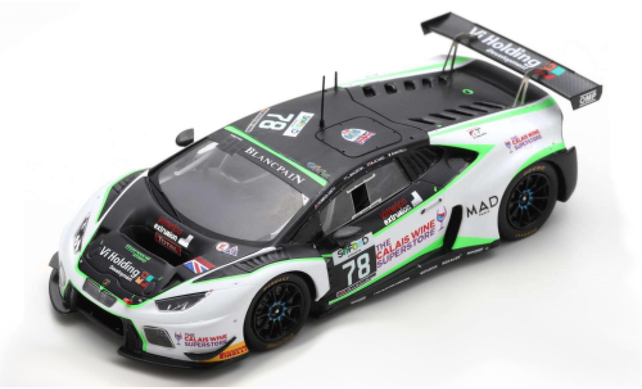 Lamborghini Huracan 1/43 Spark GT3 No.78 Barwell Motorsport 24h Spa 2016 M.Attard/L.Machitski/M.Mapelli/T.Kimber-Smith modelauto