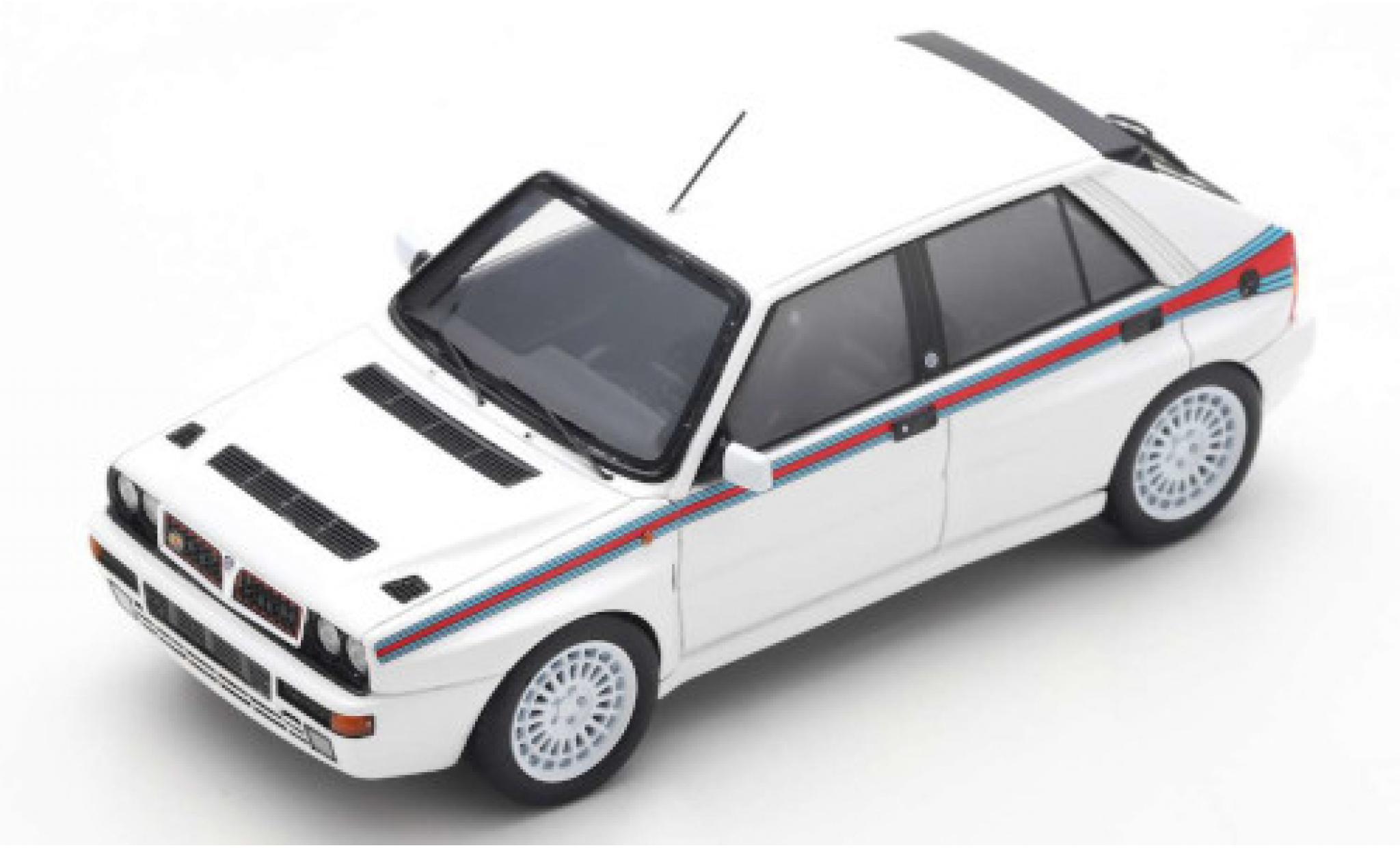 Lancia Delta 1/43 Spark HF Integrale EVO Martini 5 wit/Dekor 1992 modelauto