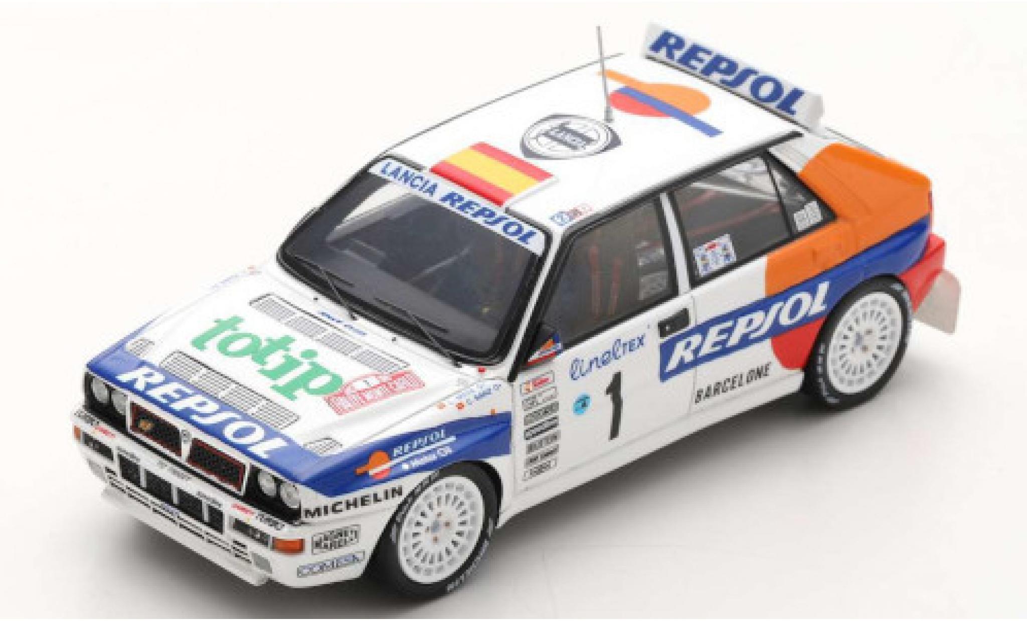 Lancia Delta 1/43 Spark HF Integrale EVO No.1 Repsol Rallye WM Rallye Monte Carlo 1993 C.Sainz/L.Moya modelauto