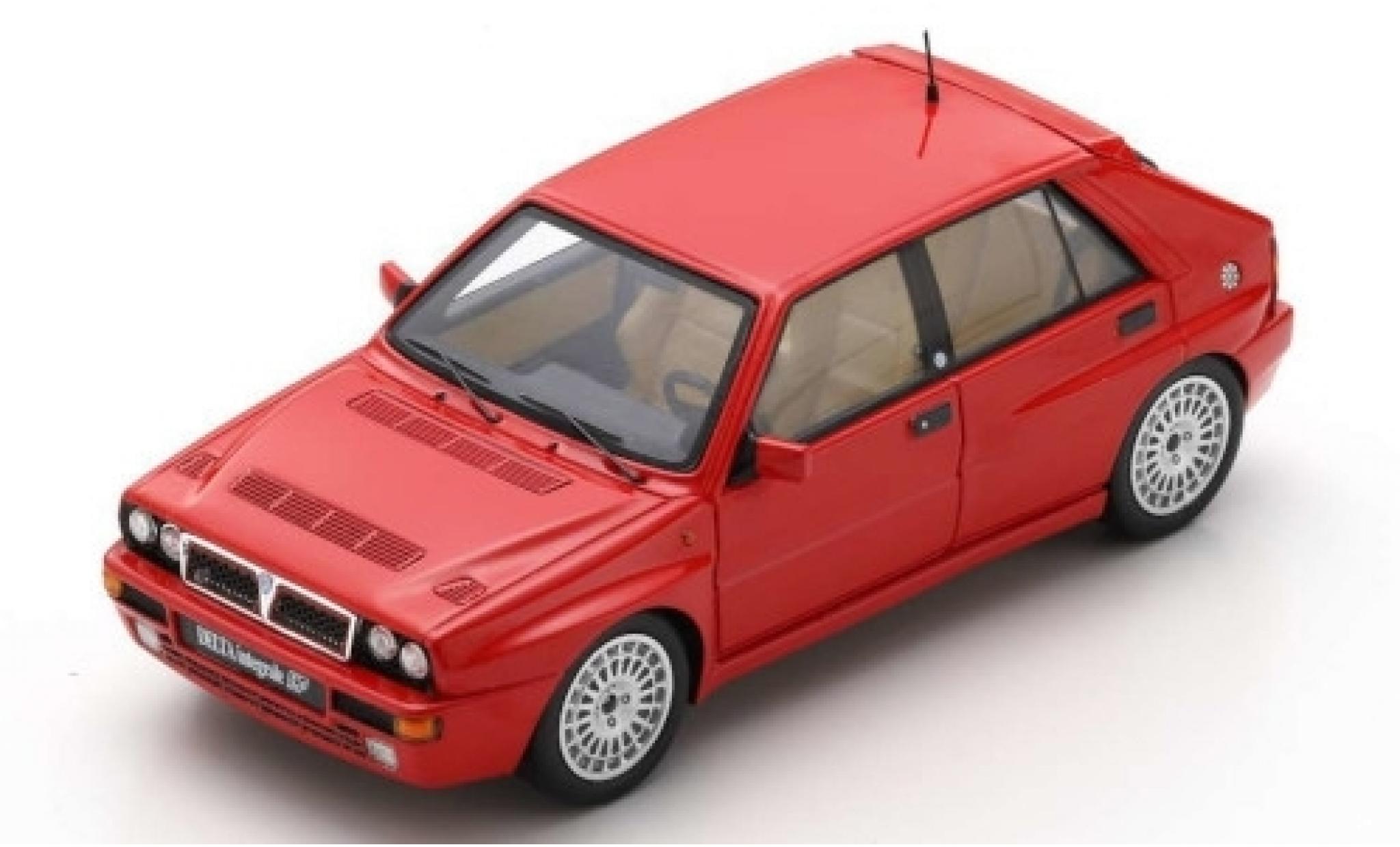 Lancia Delta 1/43 Spark HF Integrale Evoluzione 2 rood 1993 modelauto
