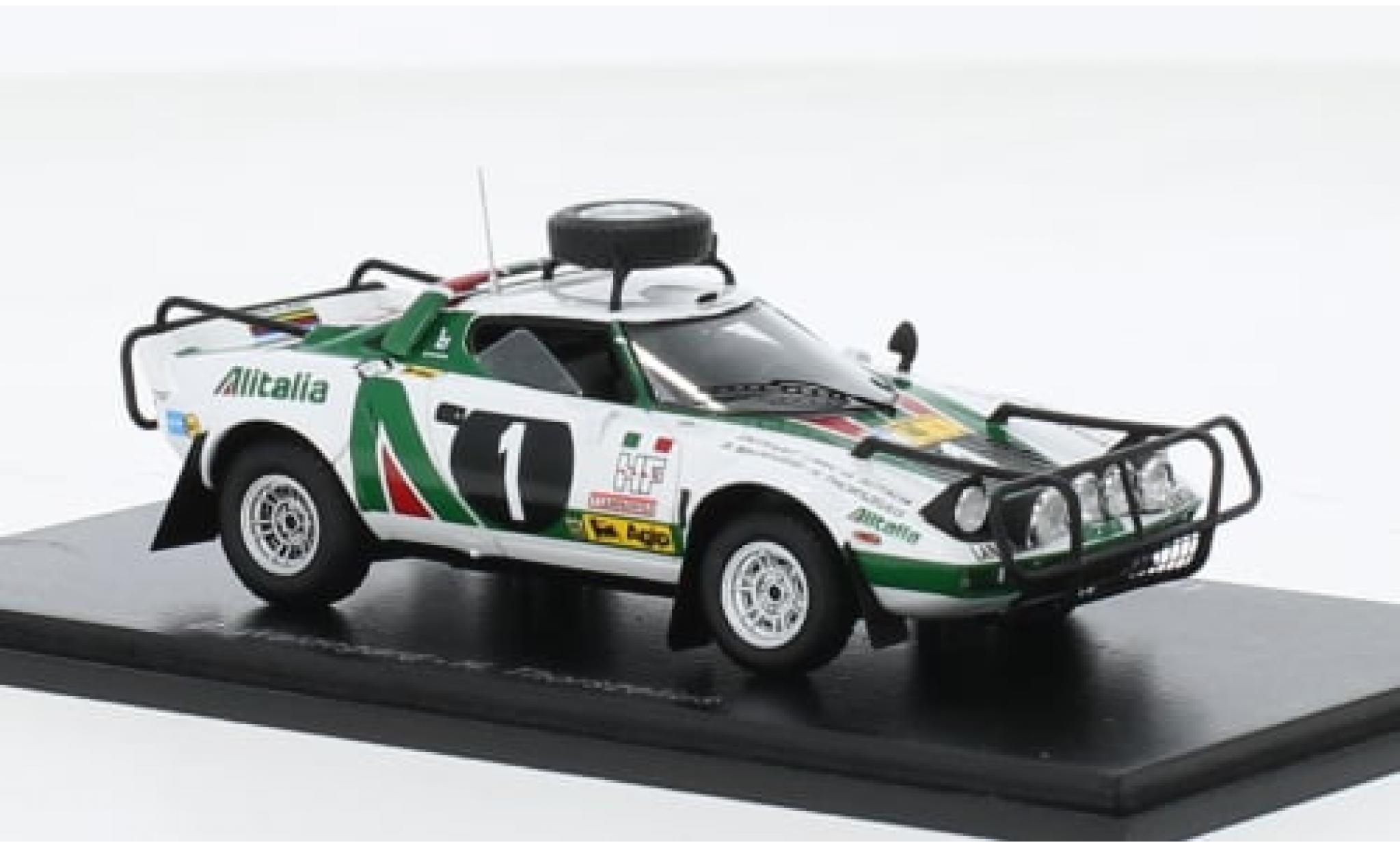Lancia Stratos 1/43 Spark HF No.1 Alitalia Rallye WM Safari Rallye 1975 1:43 modelauto
