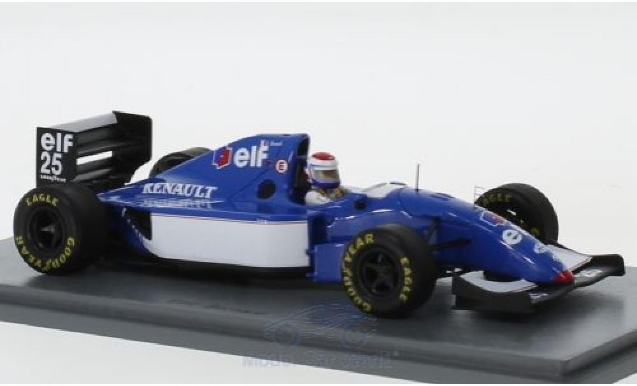 Ligier JS3 1/43 Spark 9B No.25 Formel 1 GP Frankreich 1994 E.Bernard modelauto