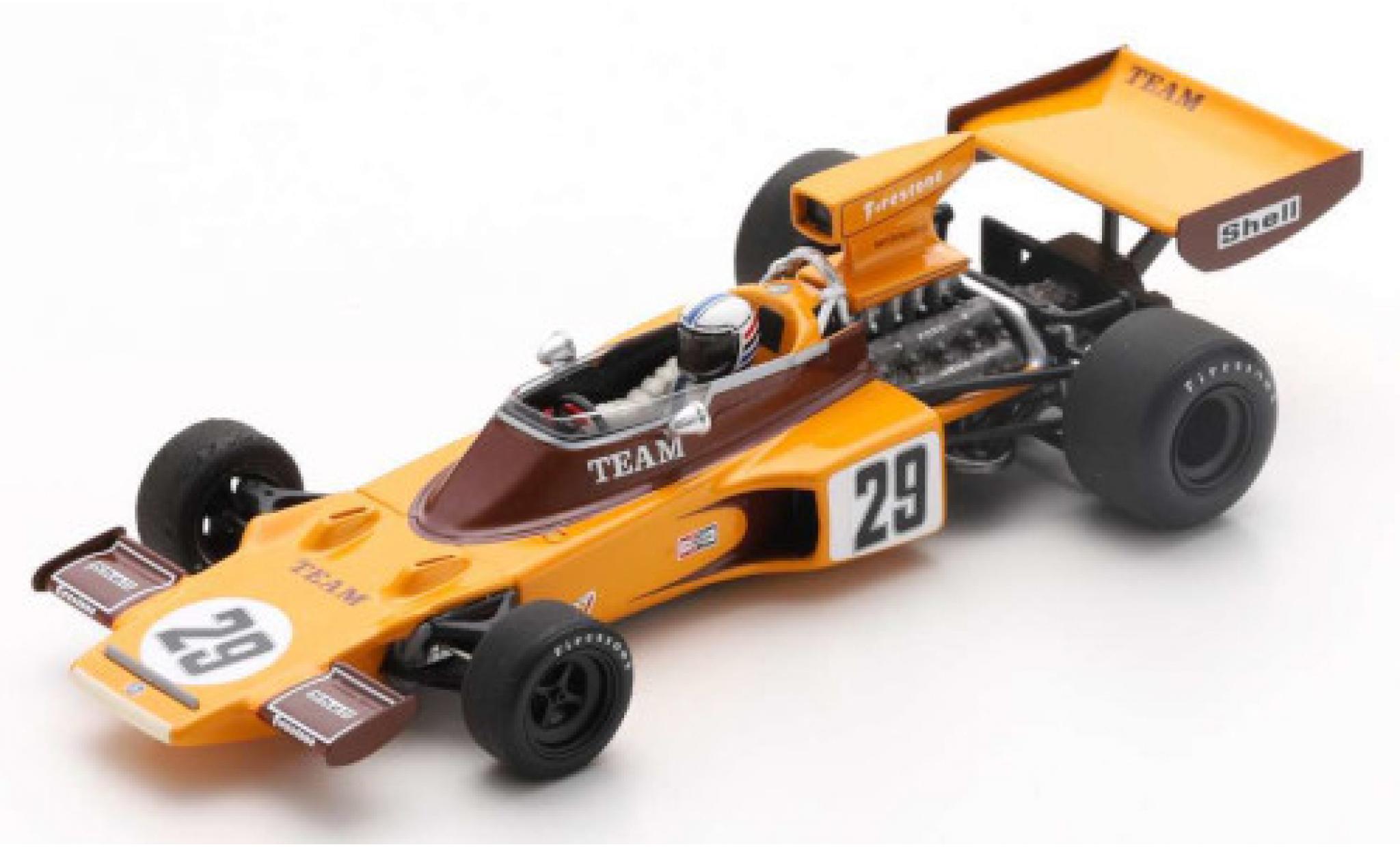 Lotus 72 1/43 Spark E No.29 Team Gunston Gunston Formel 1 GP S&uuml;dafrika 1974 y compris les Decals I.Scheckter modelauto