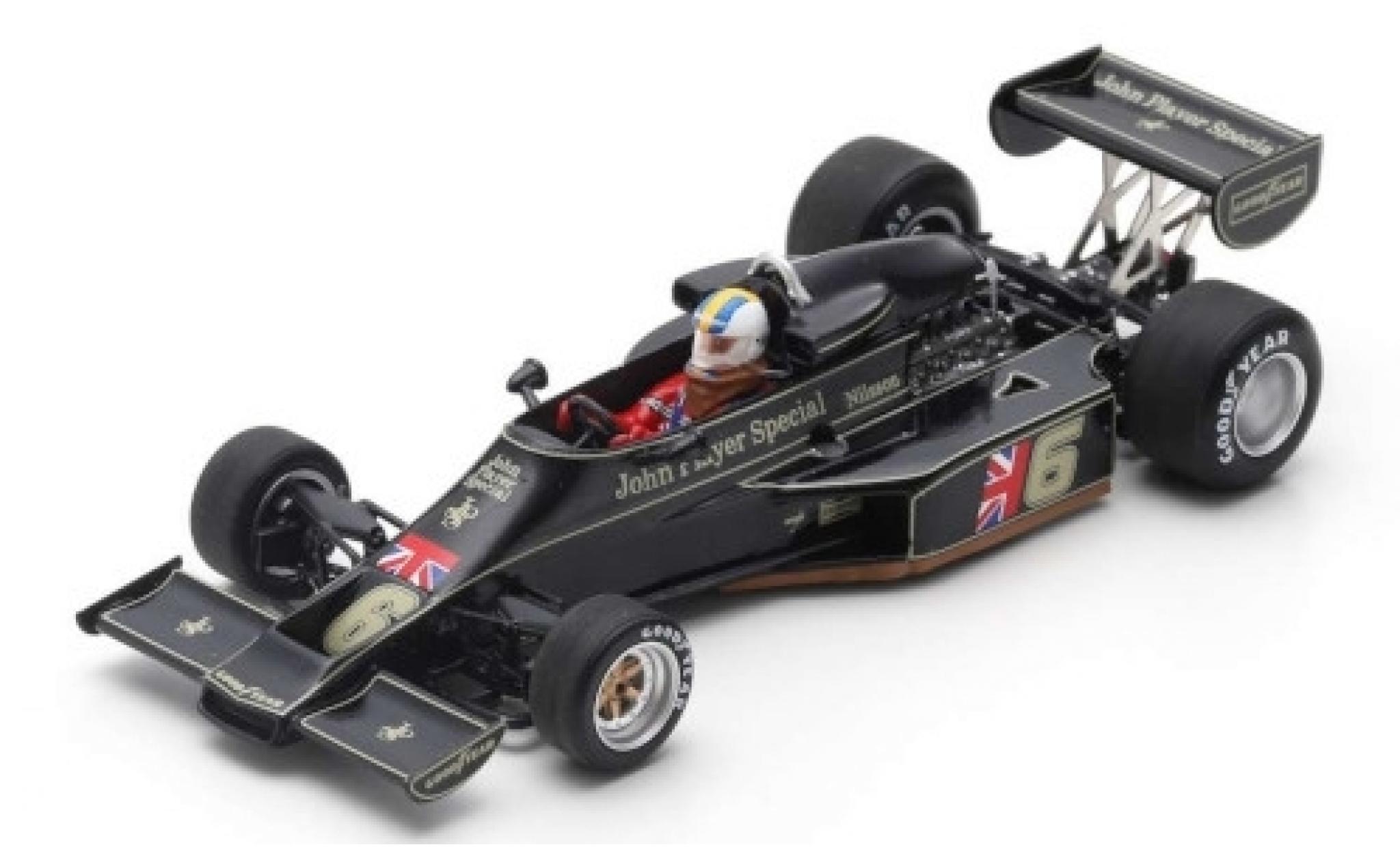 Lotus 77 1/43 Spark No.6 John Player Team John Player Special Formel 1 GP &Ouml;sterreich 1976 G.Nilsson modelauto