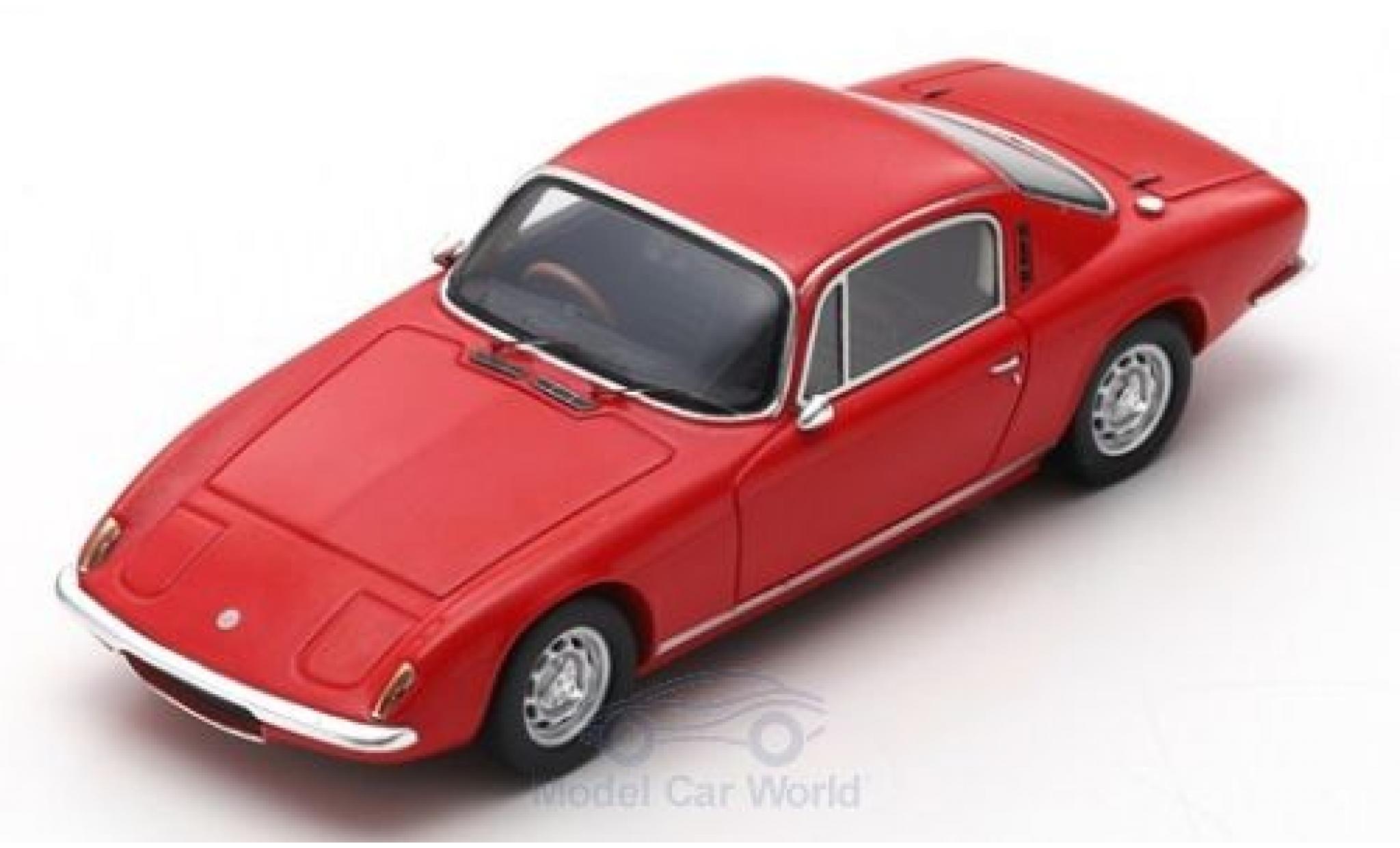 Lotus Elan 1/43 Spark +2 rood RHD 1967 modelauto