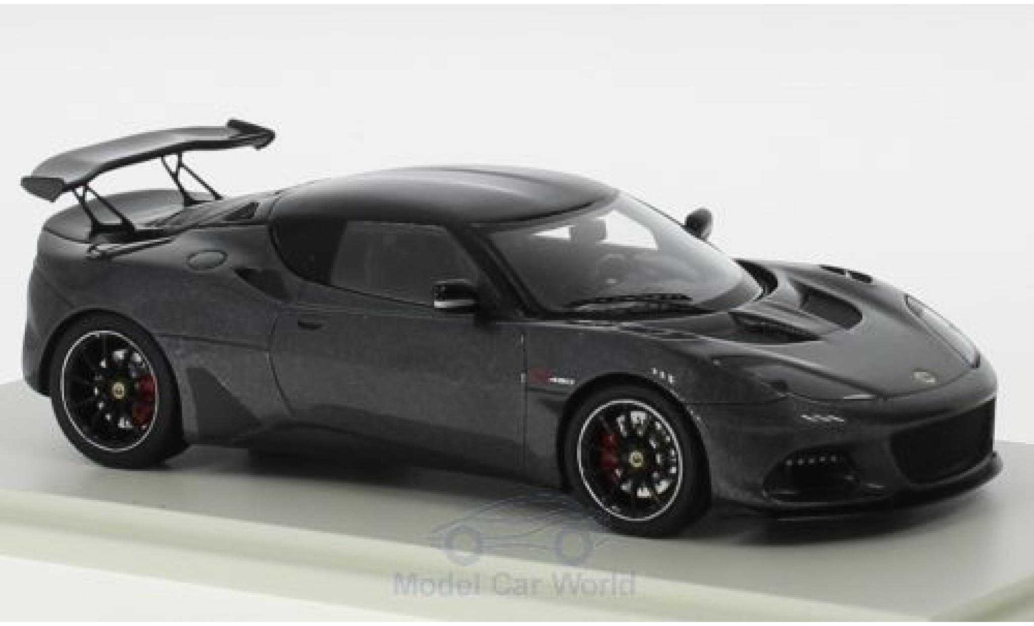 Lotus Evora 1/43 Spark GT430 metallic grijs 2017 modelauto