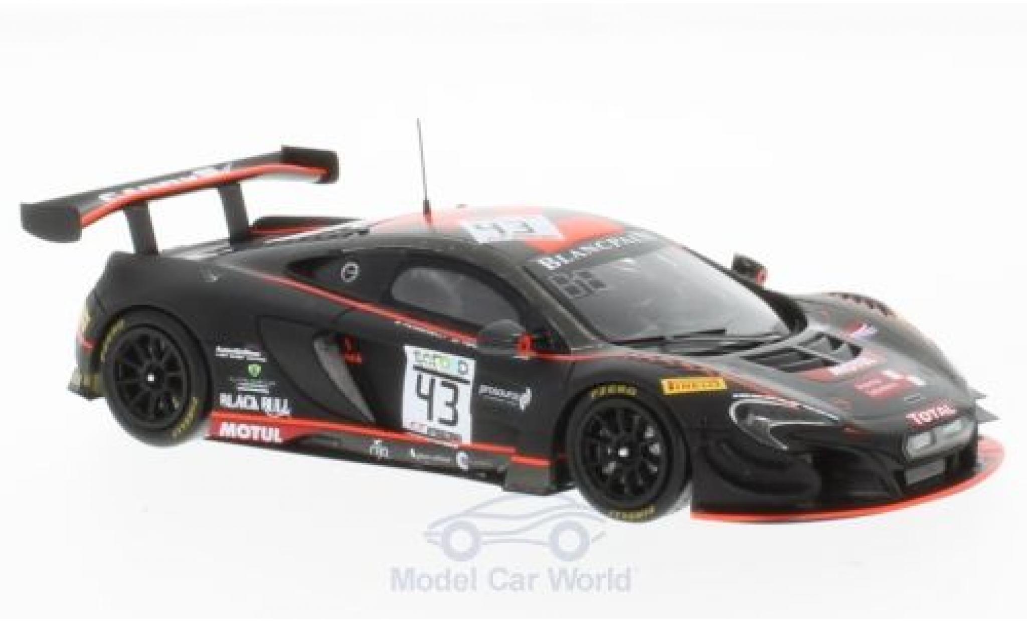 McLaren 650 1/43 Spark S GT3 No.43 Strakka Racing 24h Spa 2017 D.Fumanelli/J.Kane/S.Tordoff modelauto
