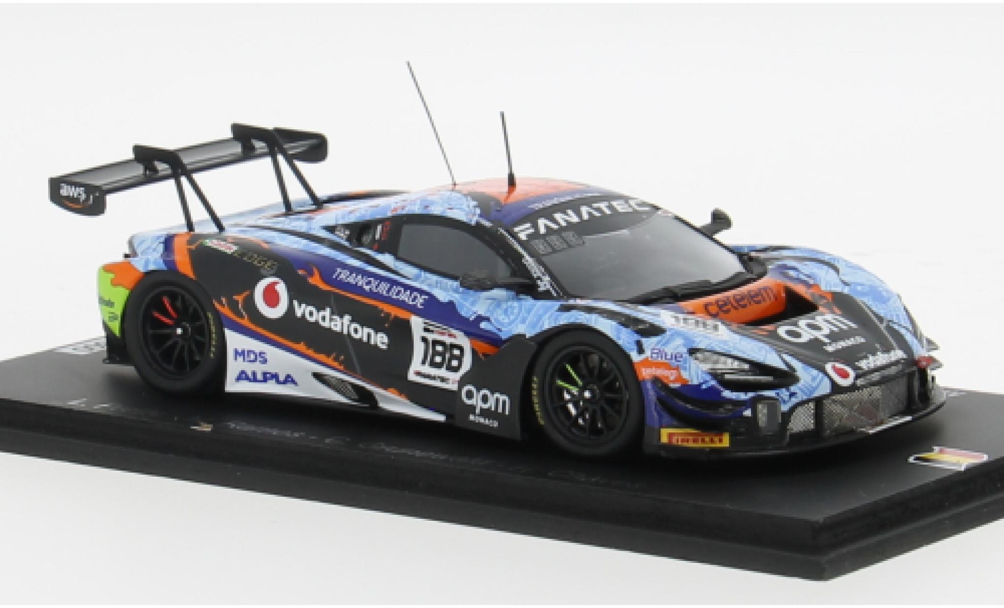 McLaren 720 1/43 Spark S GT3 EVO No.188 Garage 59 24h Spa 2023 1:43 modelauto
