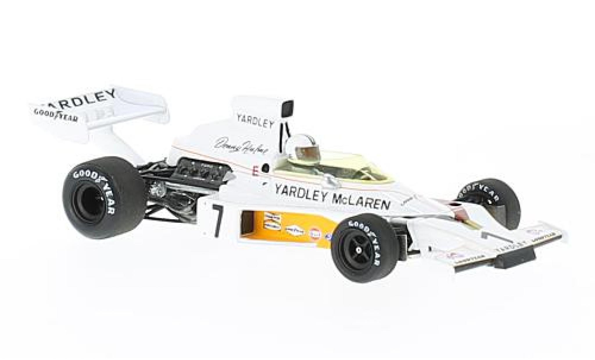 McLaren M23 1/43 Spark No.7 Yardley Formel 1 GP Schweden 1973 D.Hulme modelauto