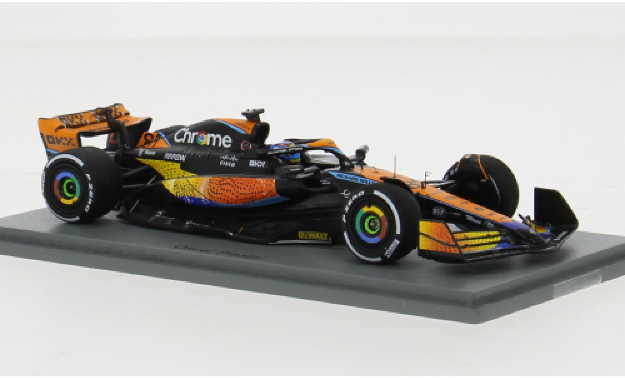 McLaren F1 1/43 Spark MCL60 No.81 Team Formel 1 GP Abu Dhabi 2023 1:43 modelauto
