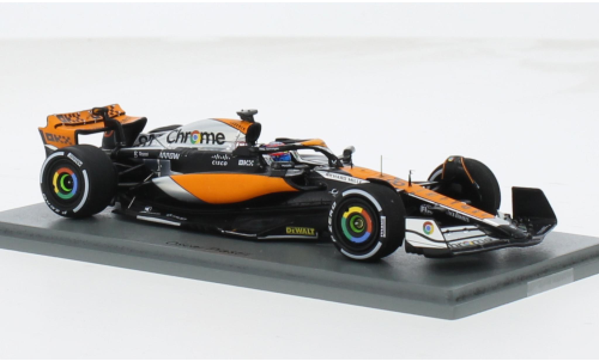 McLaren F1 1/43 Spark MCL60 No.81 Team Formel 1 GP Gro&szlig;britannien 2023 1:43 modelauto